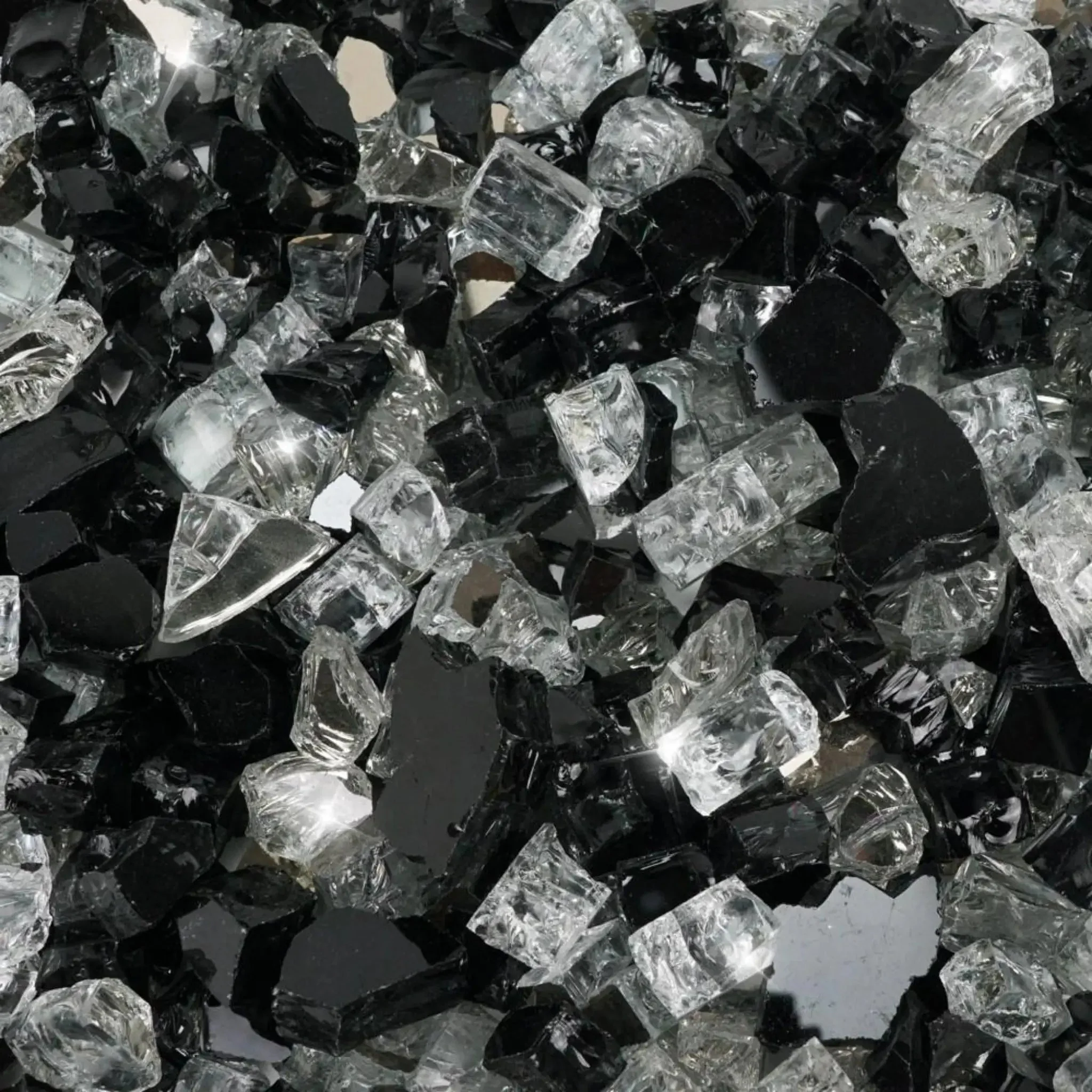 Starfire Glass 1/2" Broken Pre-Mixed Fire Glass (10lbs) - Image 13