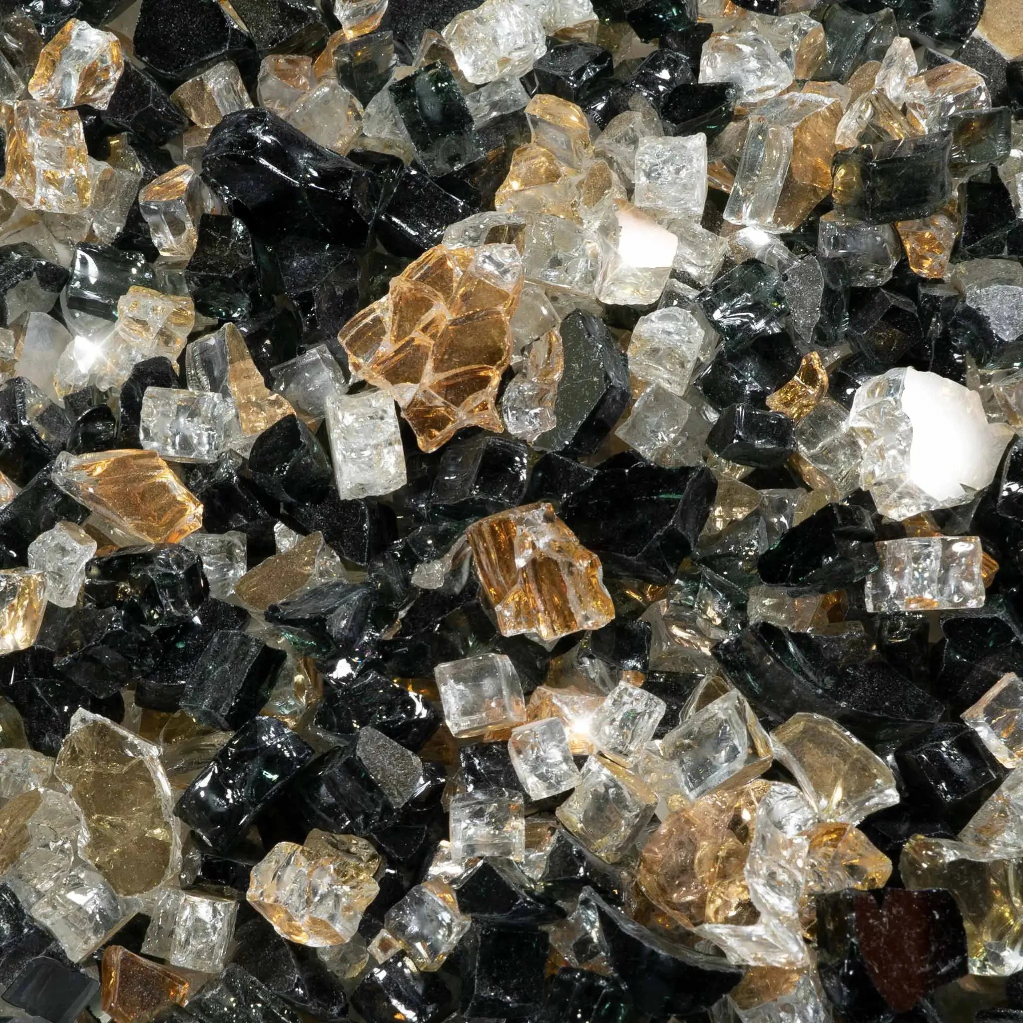 Starfire Glass 1/2" Broken Pre-Mixed Fire Glass (10lbs) - Image 15