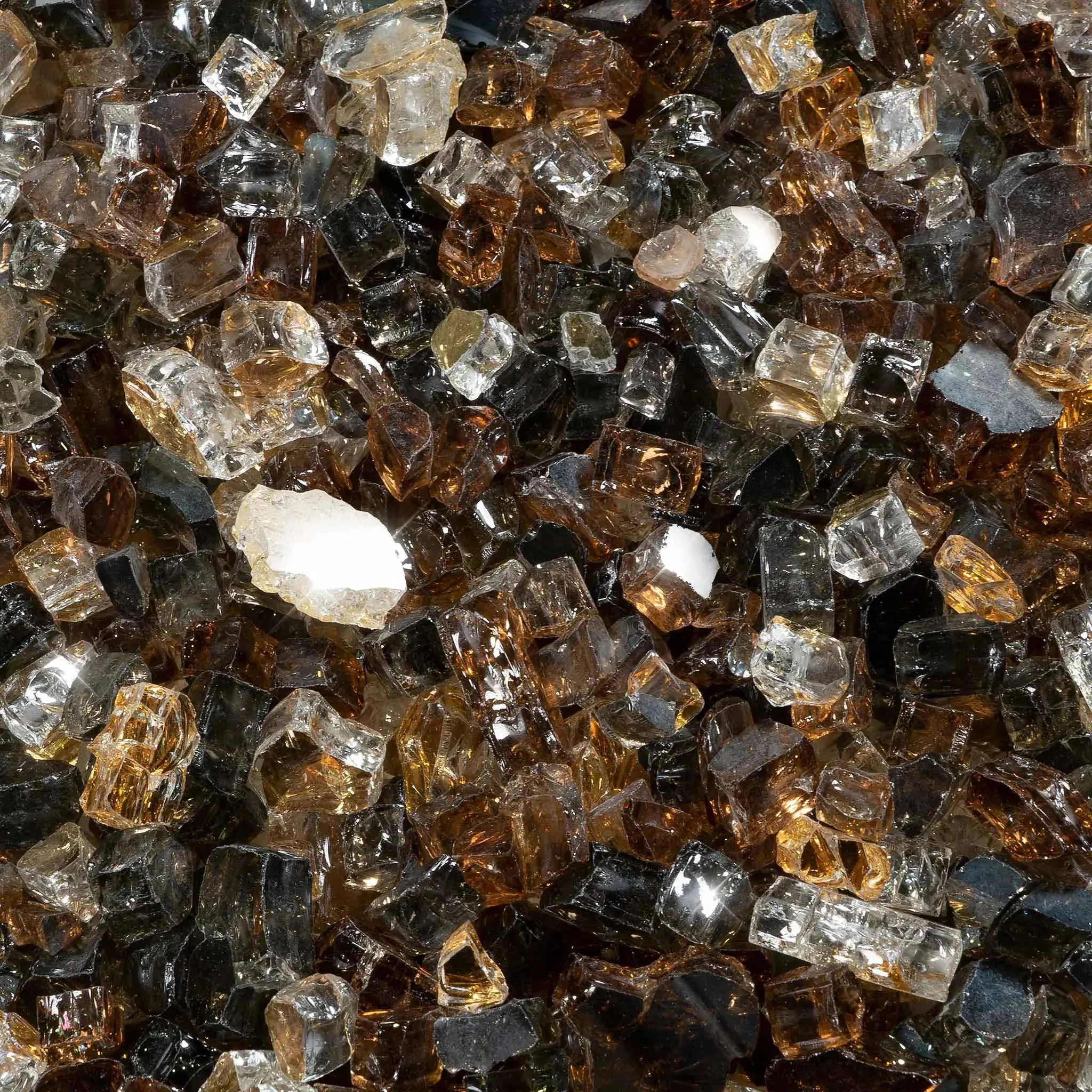 Starfire Glass 1/2" Broken Pre-Mixed Fire Glass (10lbs) - Image 16