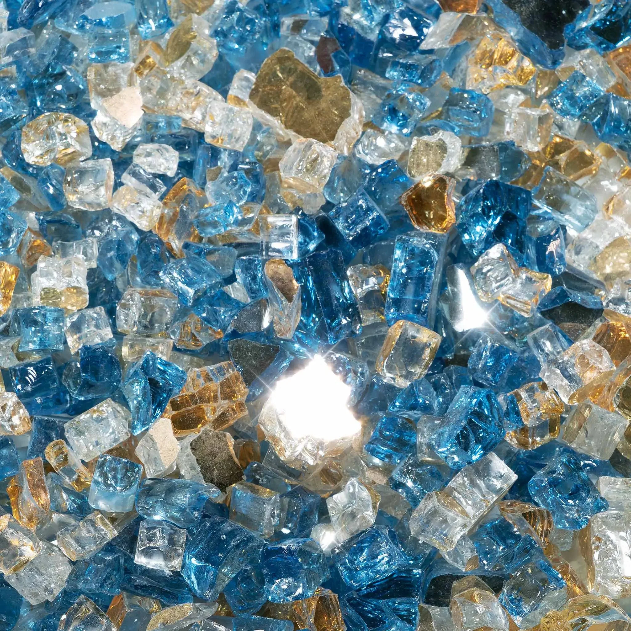 Starfire Glass 1/2" Broken Pre-Mixed Fire Glass (10lbs) - Image 19