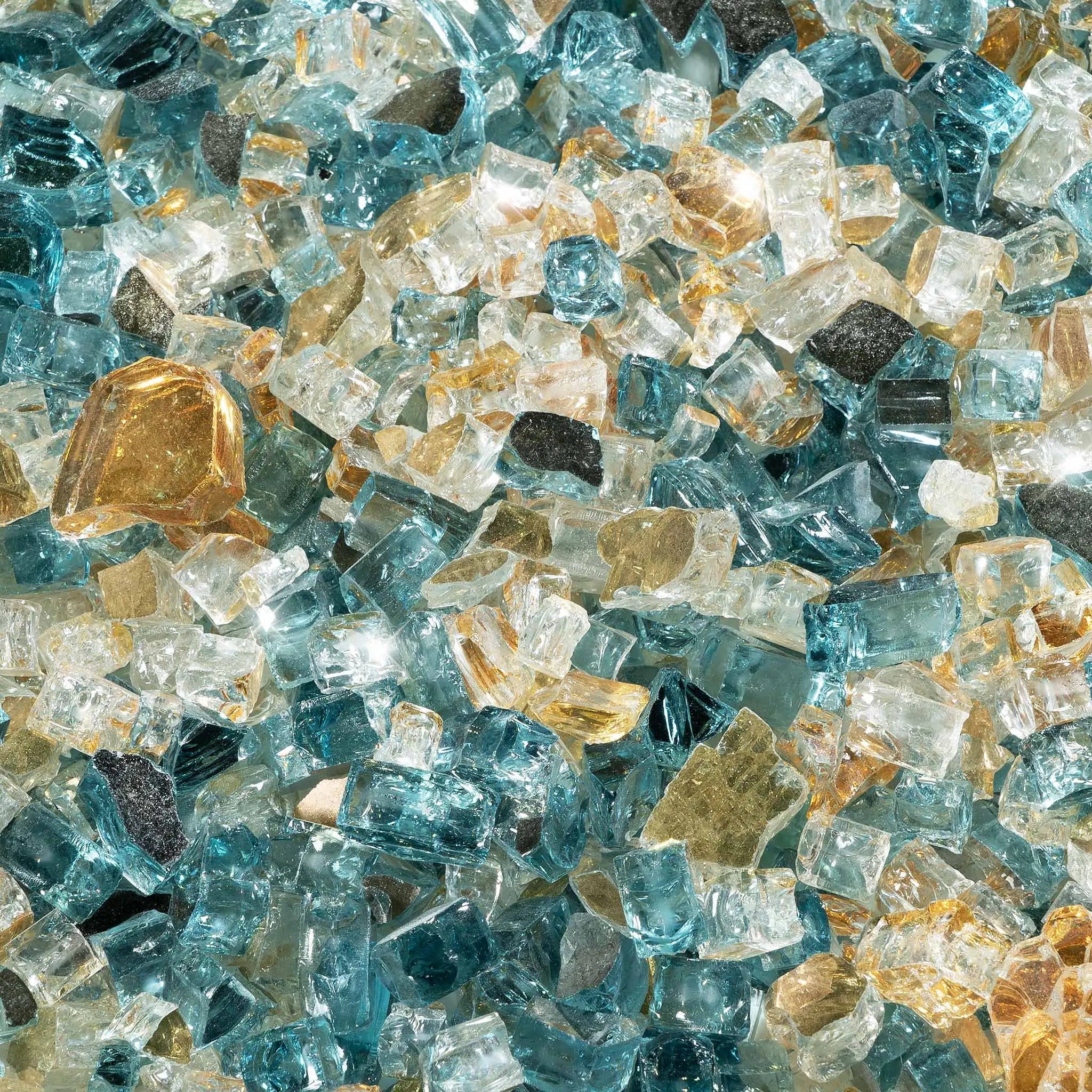 Starfire Glass 1/2" Broken Pre-Mixed Fire Glass (10lbs) - Image 20