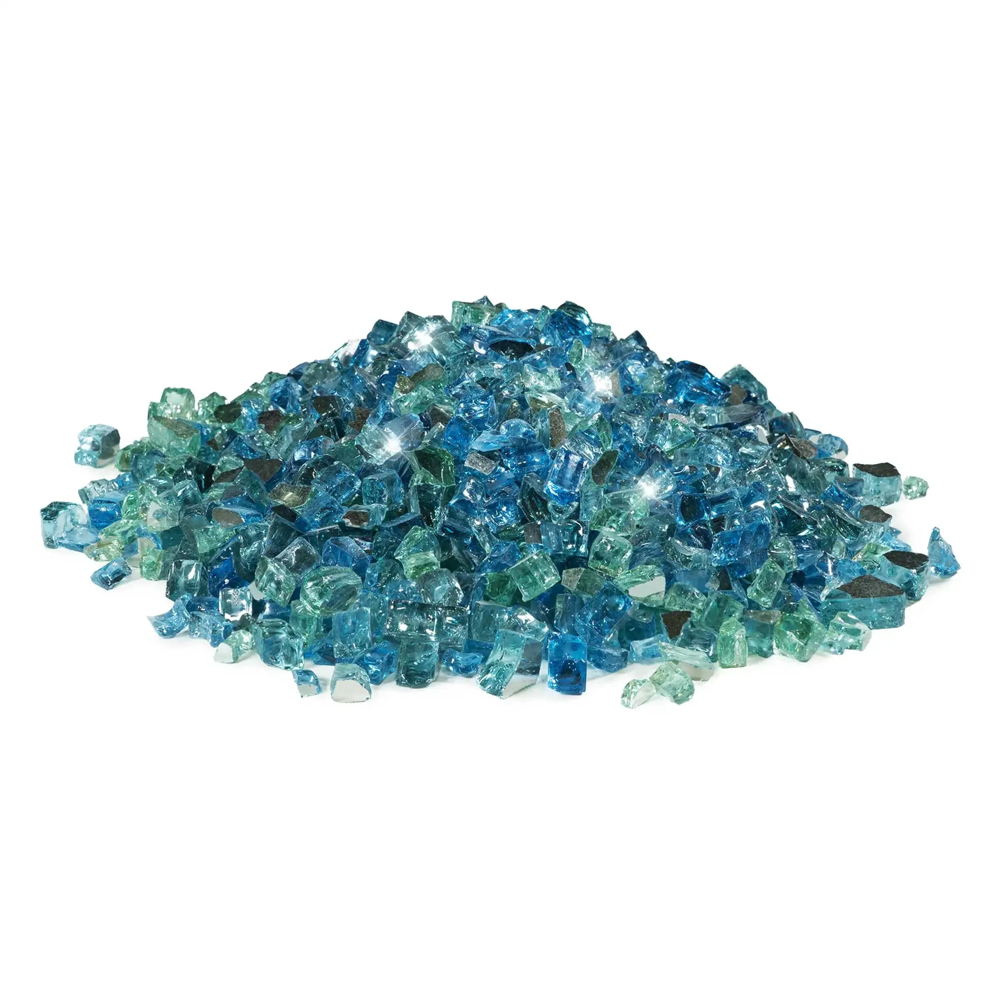 Starfire Glass 1/2" Broken Pre-Mixed Fire Glass (10lbs) - Image 5
