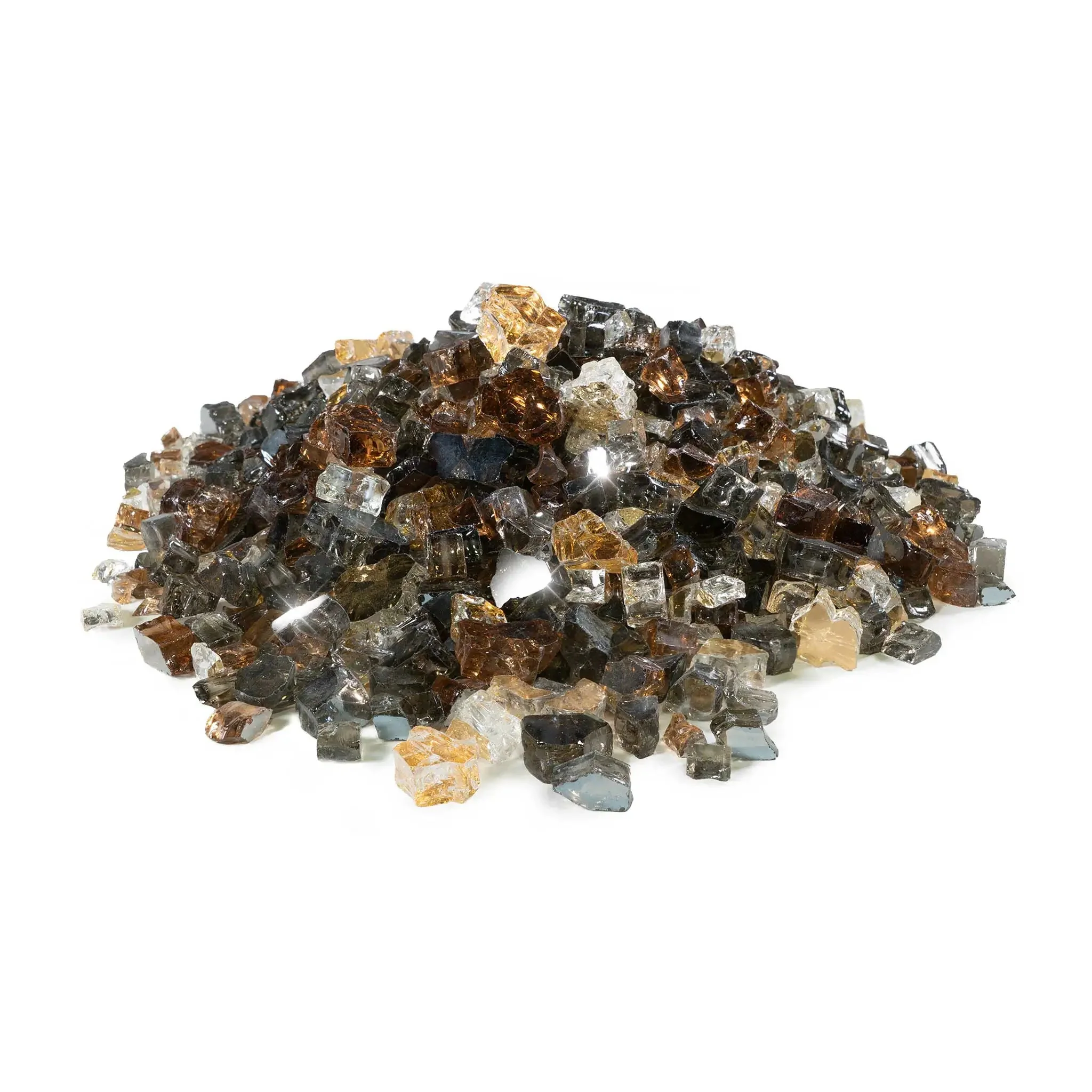 Starfire Glass 1/2" Broken Pre-Mixed Fire Glass (10lbs) - Image 6