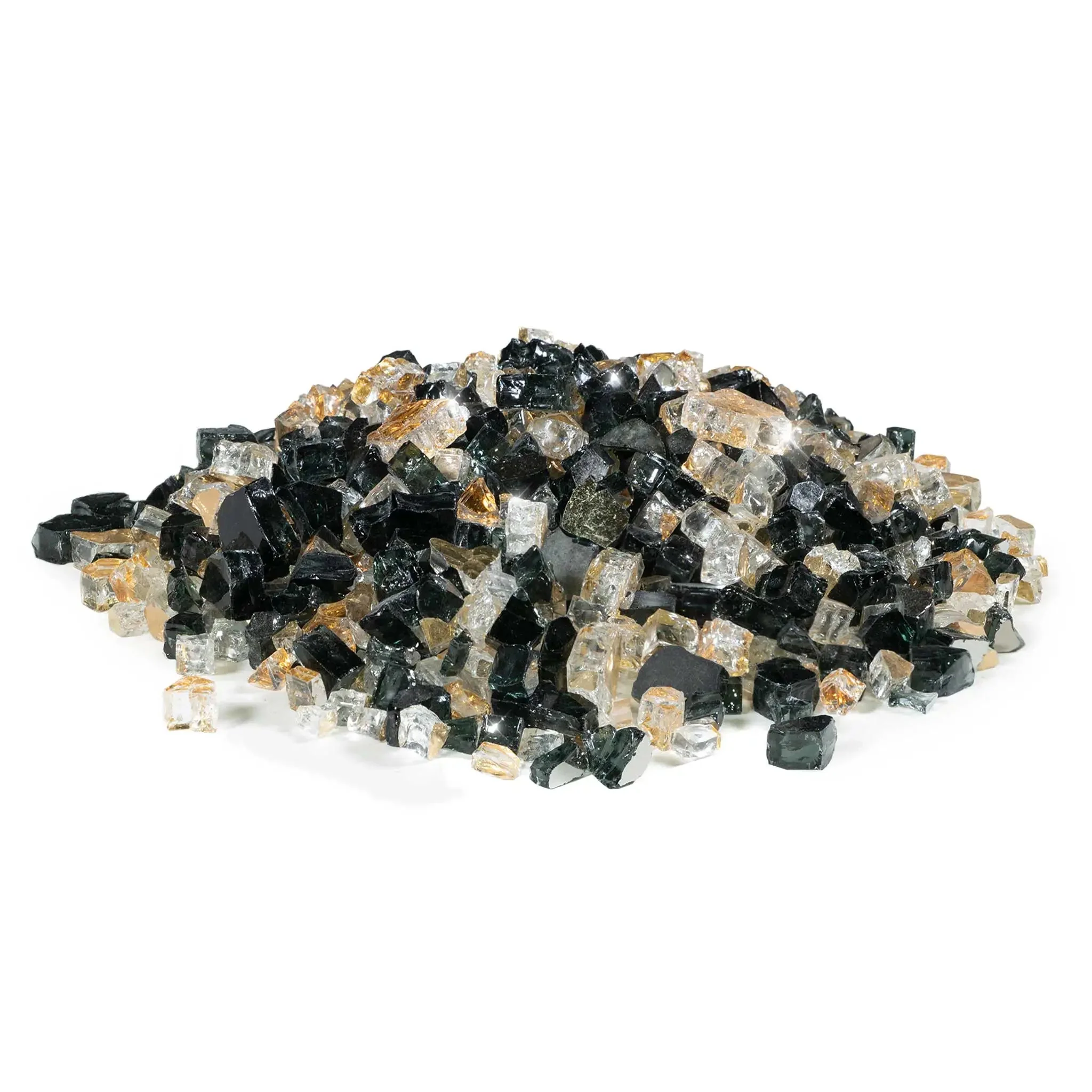 Starfire Glass 1/2" Broken Pre-Mixed Fire Glass (10lbs) - Image 7