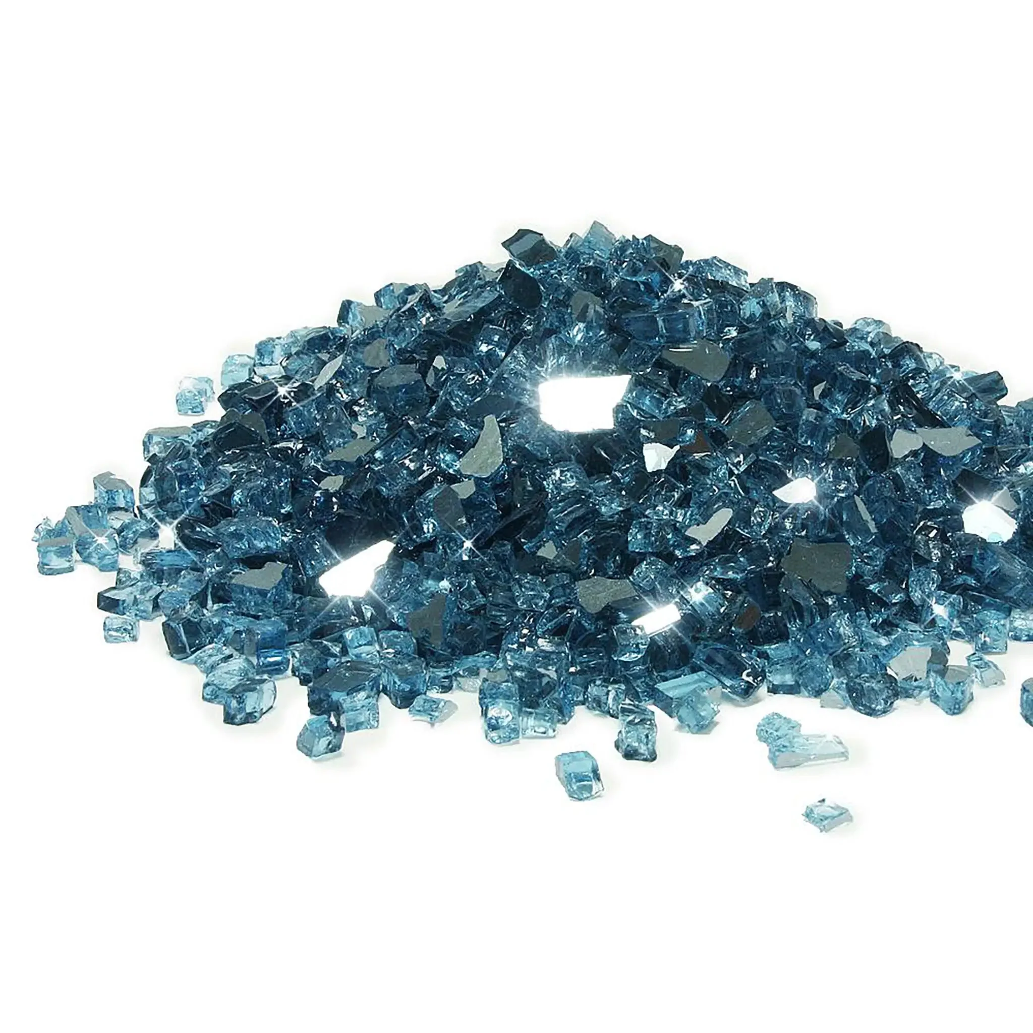 Starfire Glass 1/4" Broken Fire Glass (10lbs) - Image 13