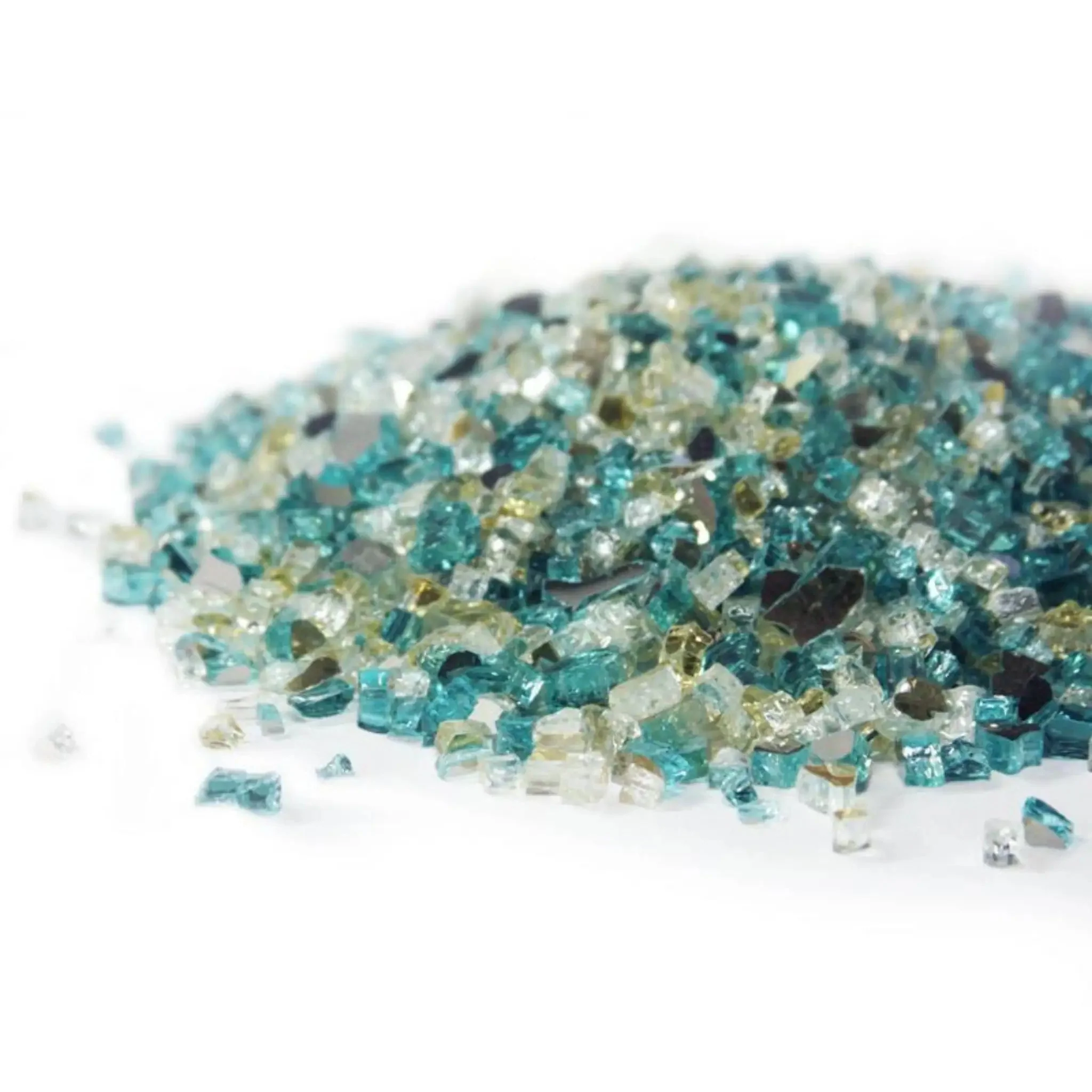 Starfire Glass 1/4" Broken Pre-Mixed Fire Glass (10lbs) - Image 10