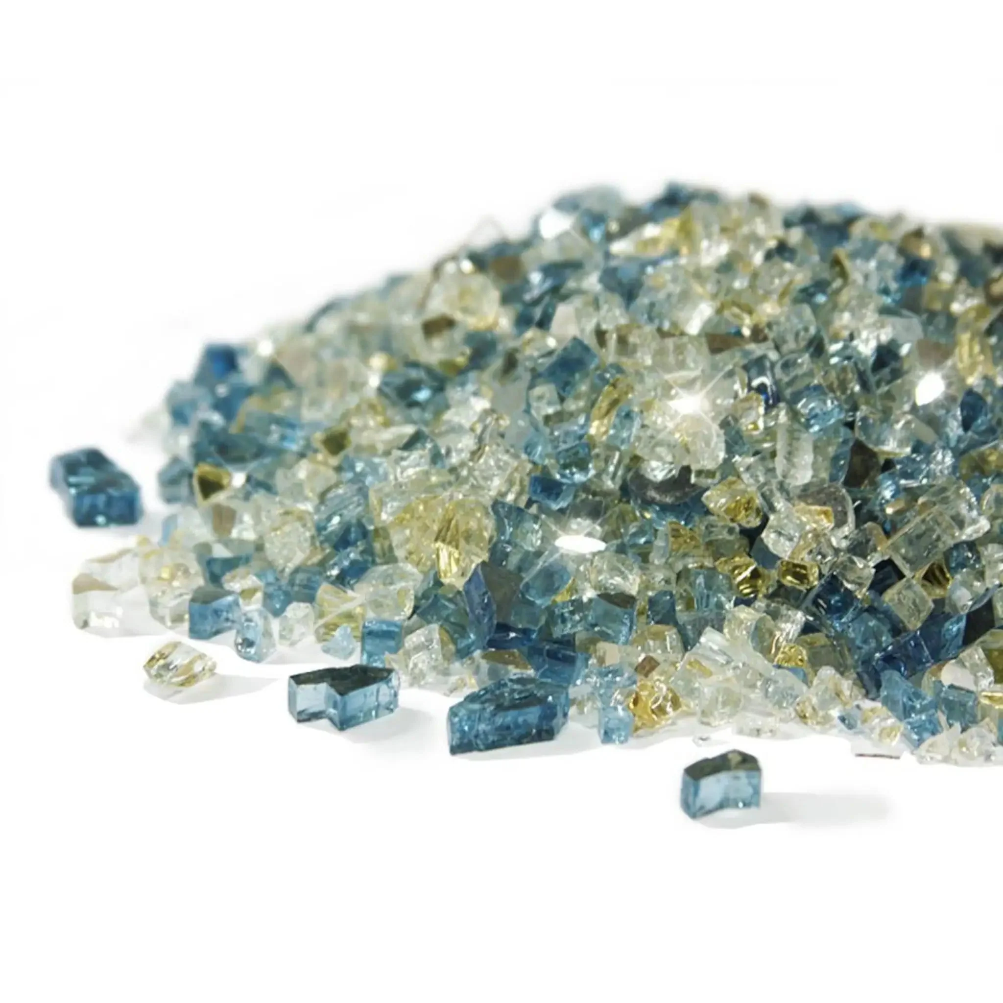 Starfire Glass 1/4" Broken Pre-Mixed Fire Glass (10lbs) - Image 11