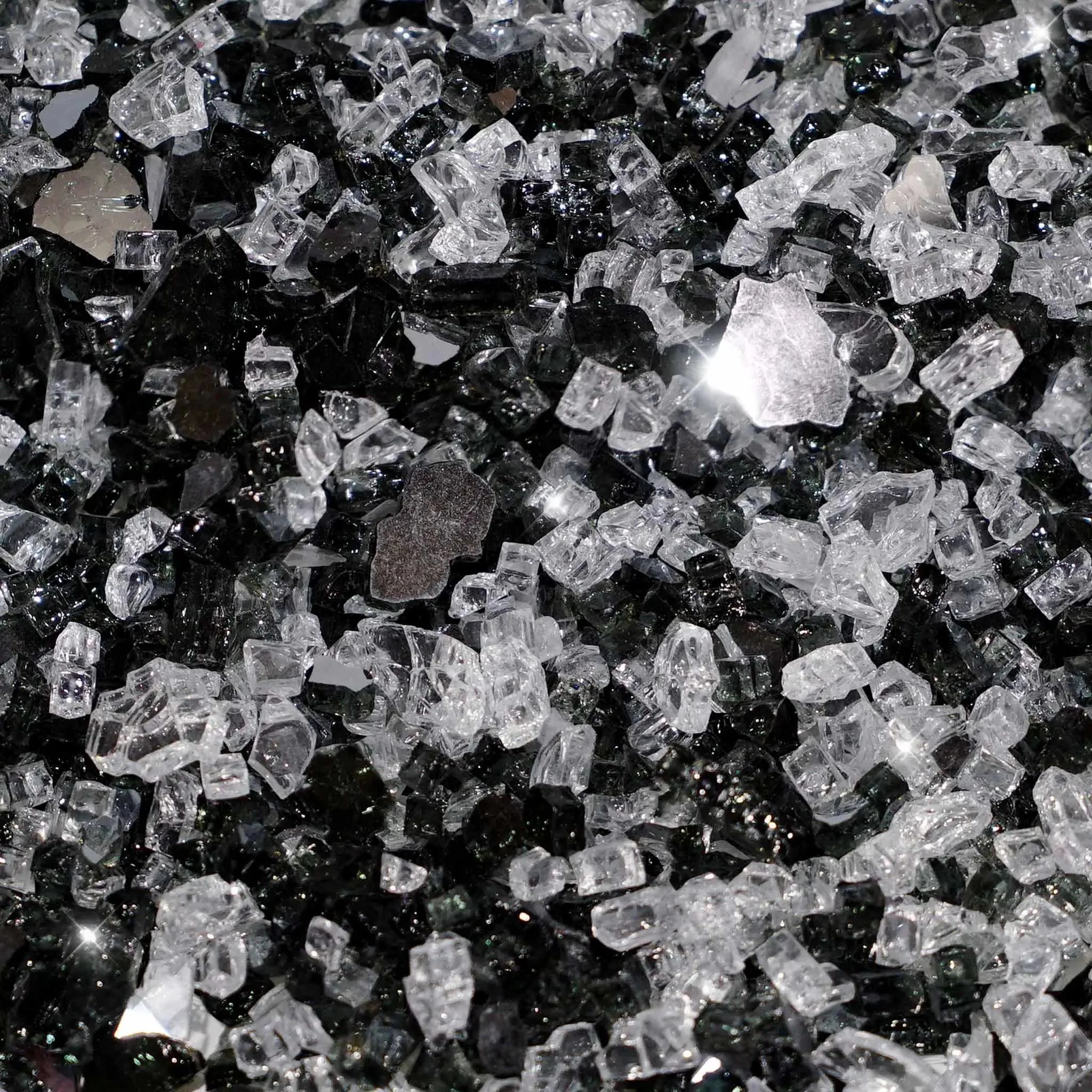 Starfire Glass 1/4" Broken Pre-Mixed Fire Glass (10lbs) - Image 13