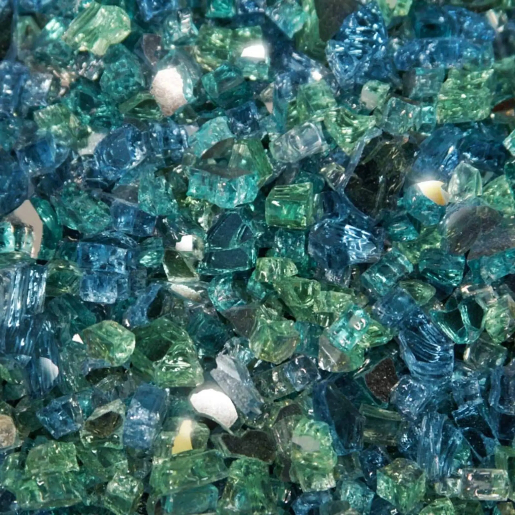 Starfire Glass 1/4" Broken Pre-Mixed Fire Glass (10lbs) - Image 14