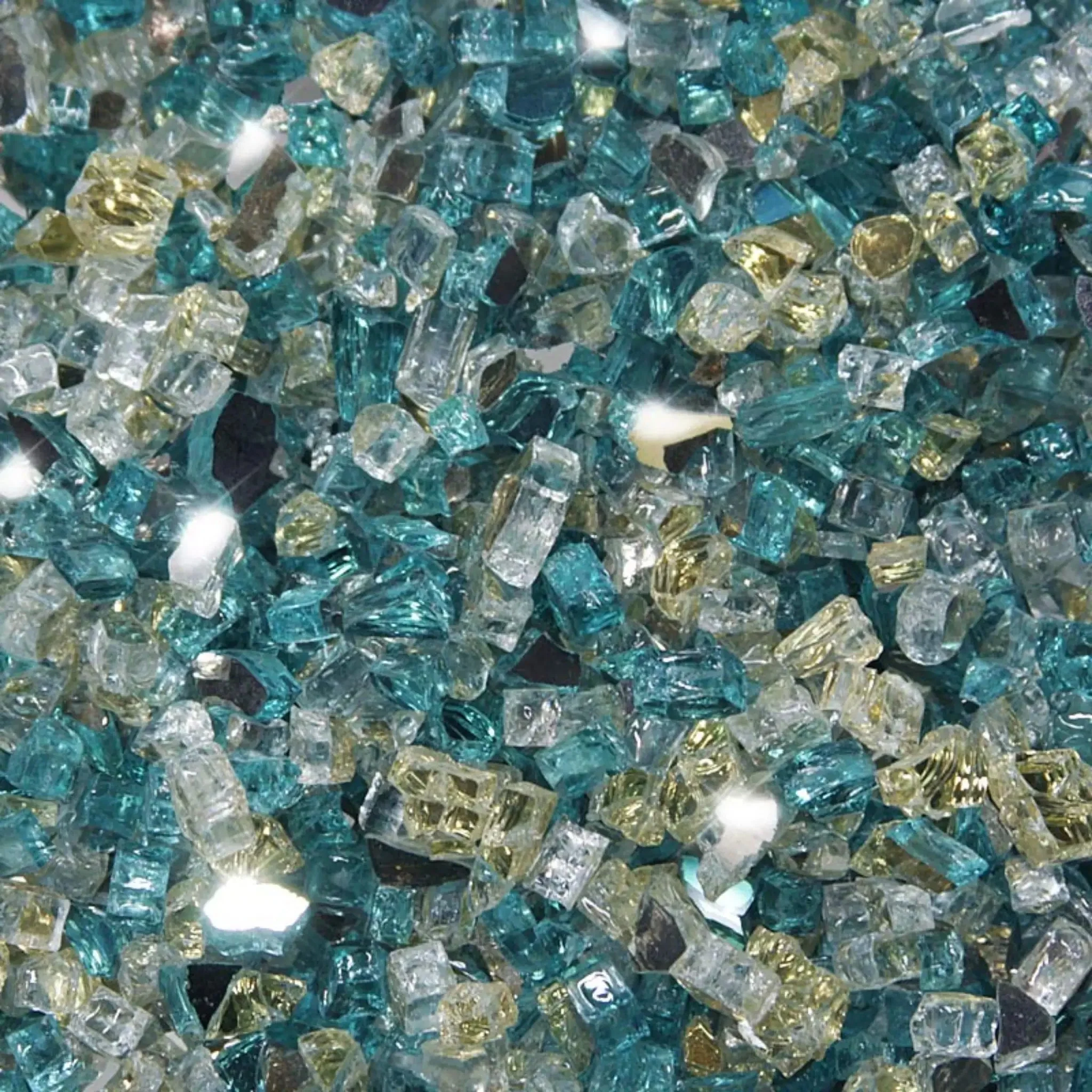 Starfire Glass 1/4" Broken Pre-Mixed Fire Glass (10lbs) - Image 20