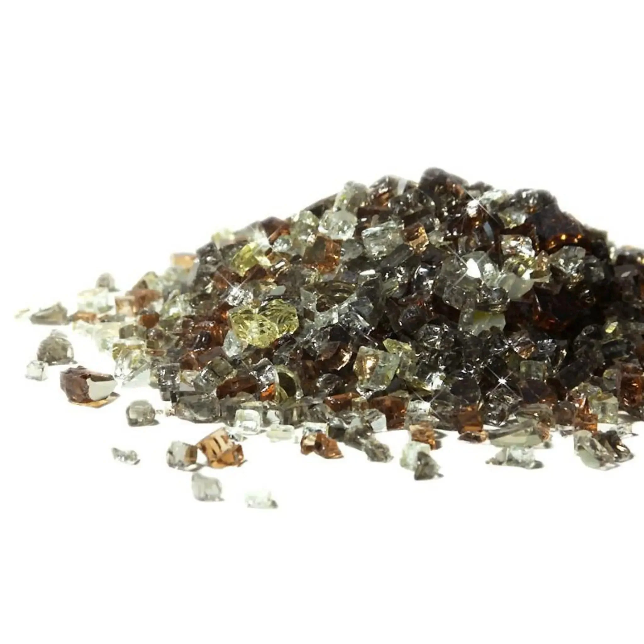 Starfire Glass 1/4" Broken Pre-Mixed Fire Glass (10lbs) - Image 6