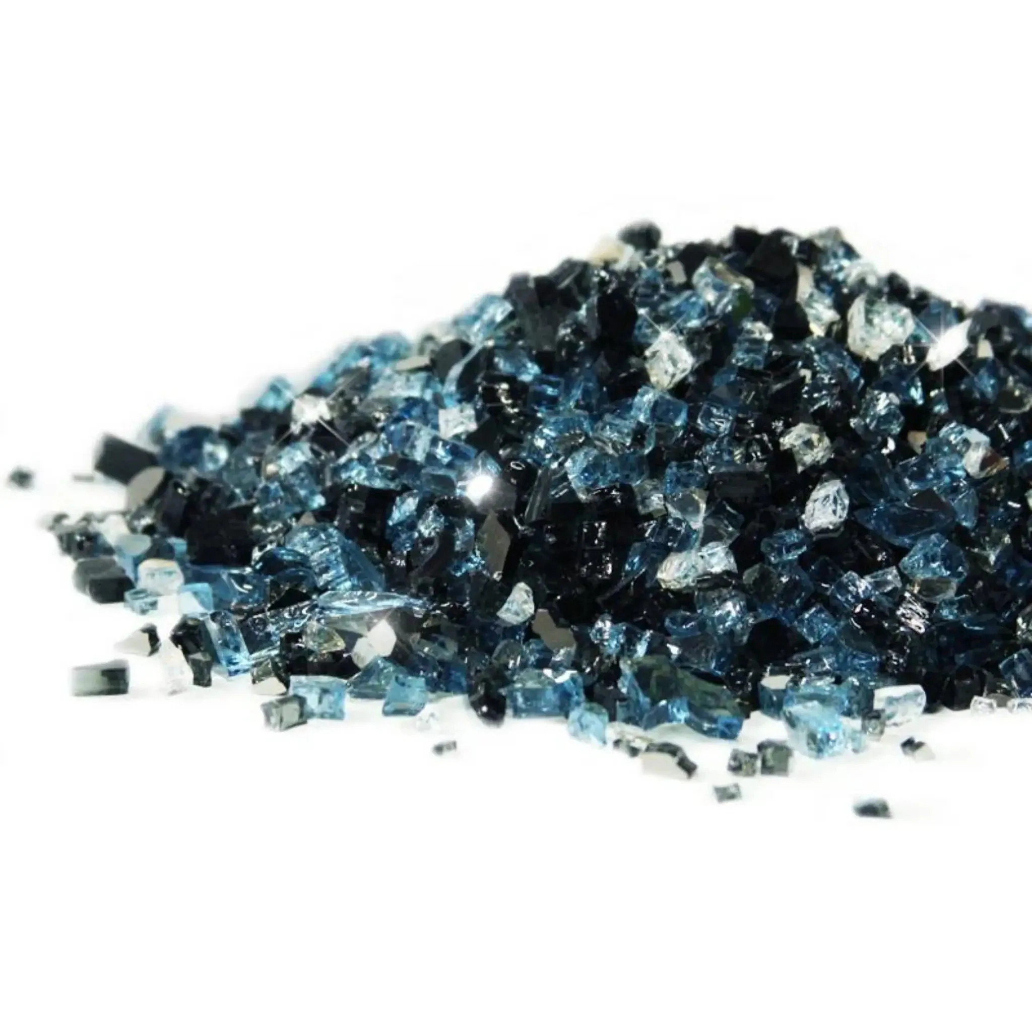 Starfire Glass 1/4" Broken Pre-Mixed Fire Glass (10lbs) - Image 9