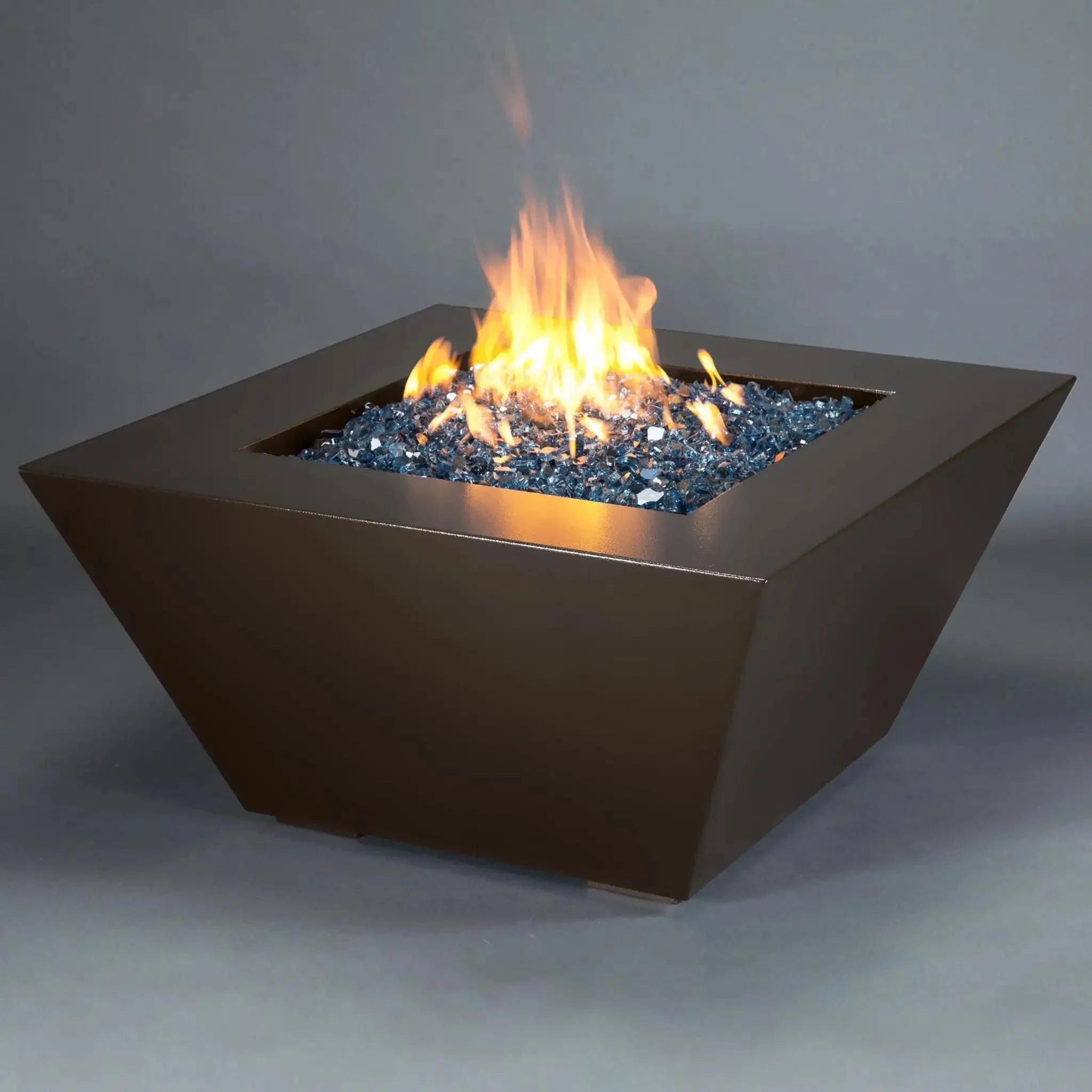 Starfire Designs Steel Mill Gas Fire Pit with Slide Out LPT Drawer - Image 38