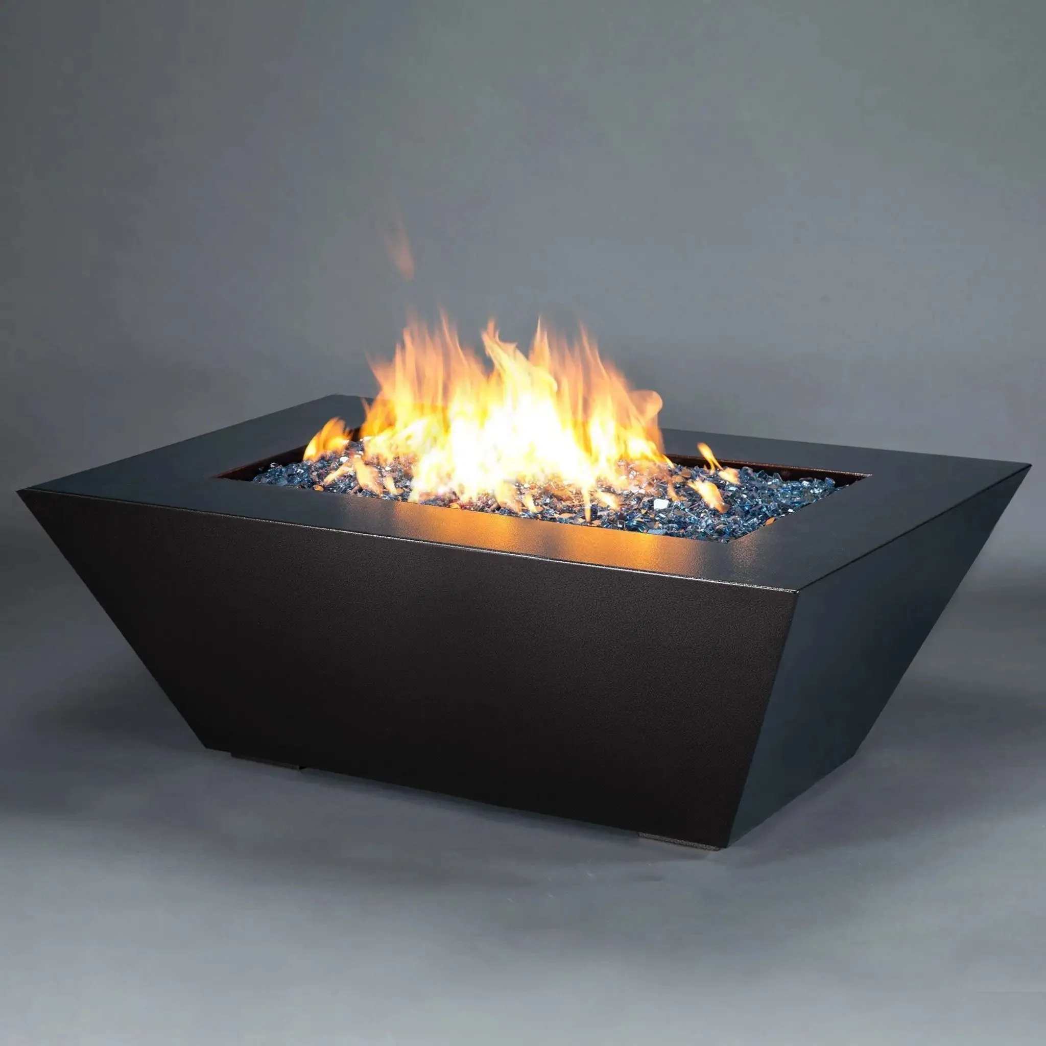 Starfire Designs Steel Mill Gas Fire Pit with Slide Out LPT Drawer - Image 41