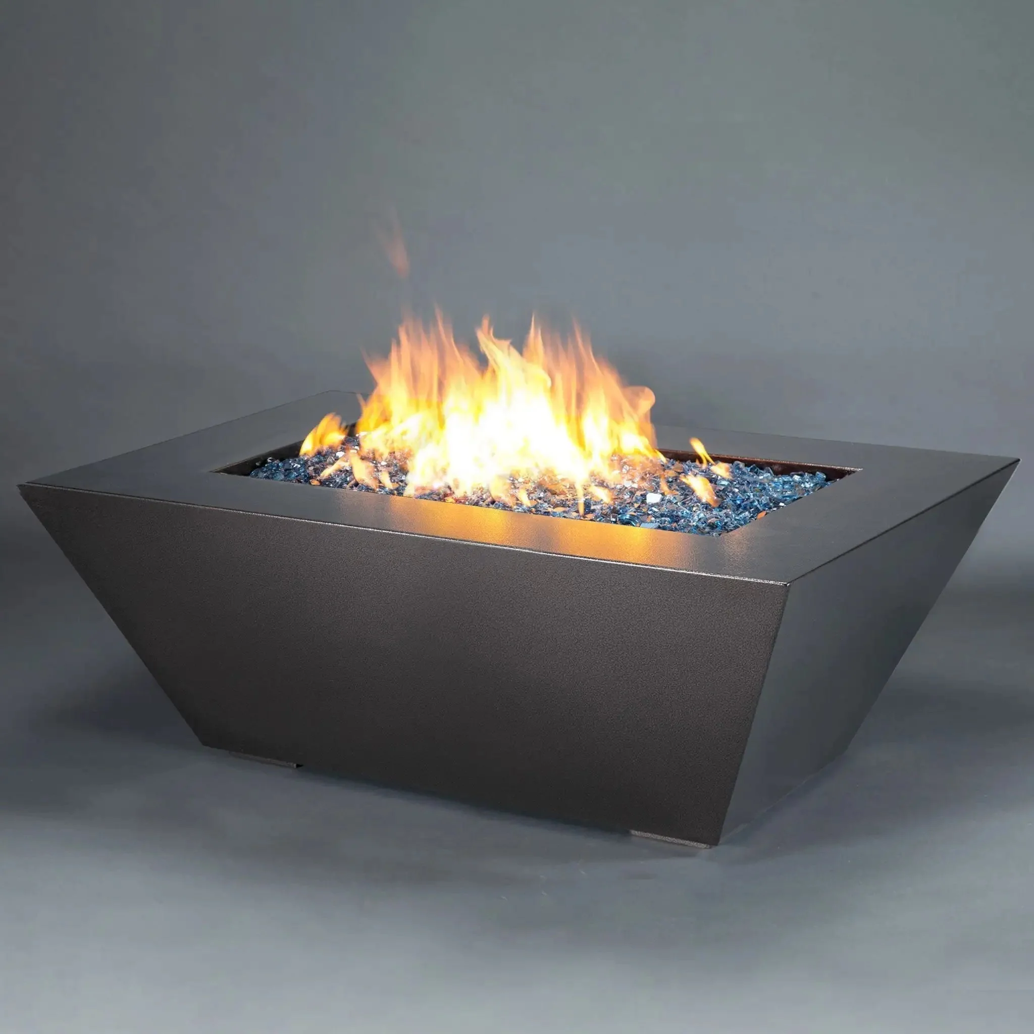 Starfire Designs Steel Mill Gas Fire Pit with Slide Out LPT Drawer - Image 42