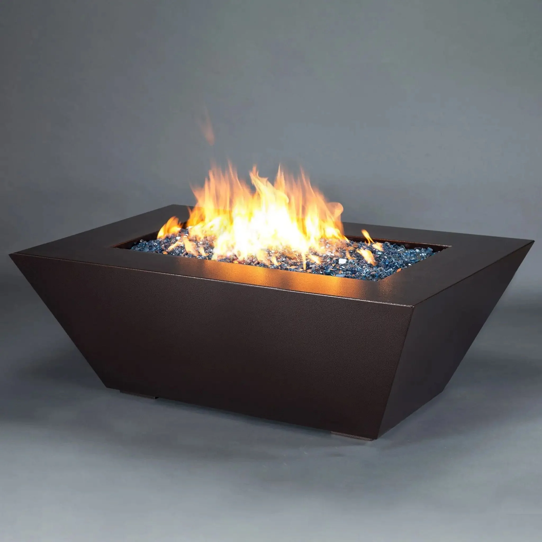 Starfire Designs Steel Mill Gas Fire Pit with Slide Out LPT Drawer - Image 43