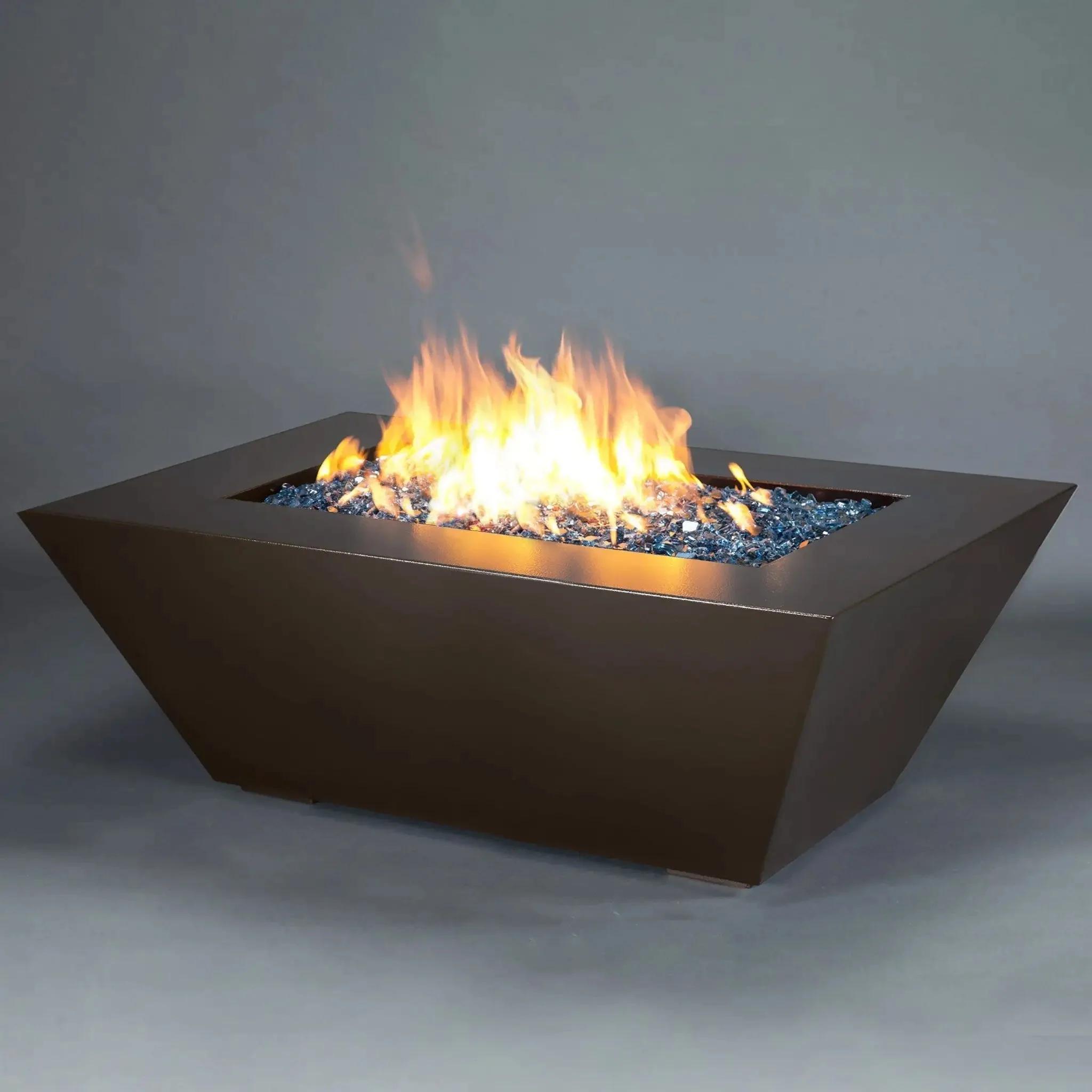 Starfire Designs Steel Mill Gas Fire Pit with Slide Out LPT Drawer - Image 44