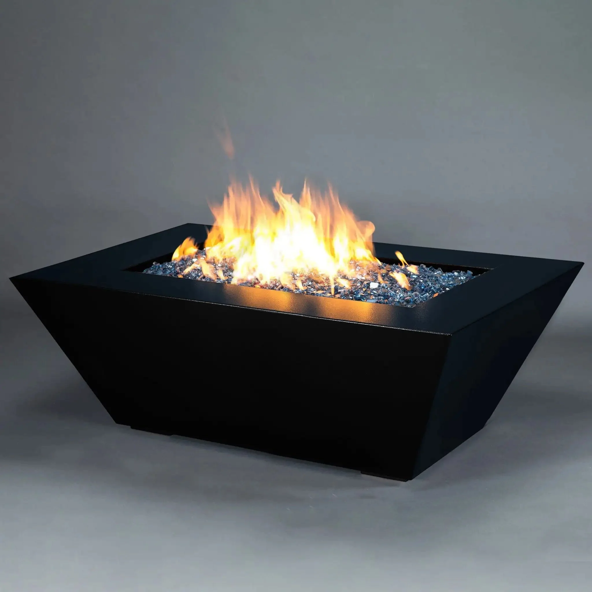 Starfire Designs Steel Mill Gas Fire Pit with Slide Out LPT Drawer - Image 45