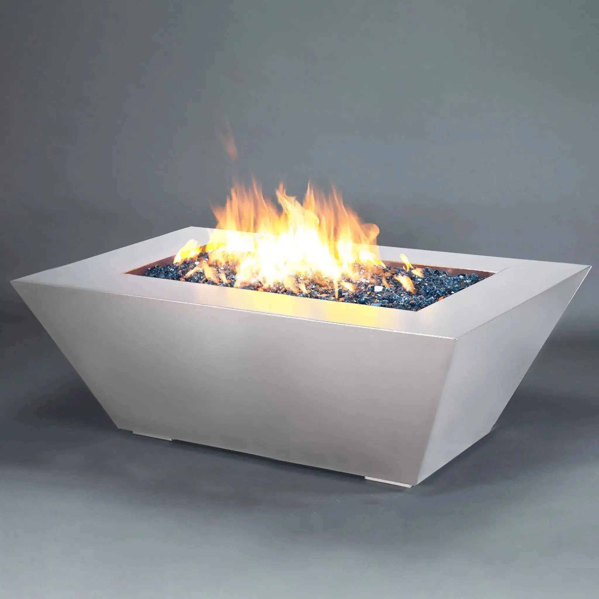 Starfire Designs Steel Mill Gas Fire Pit with Slide Out LPT Drawer - Image 46