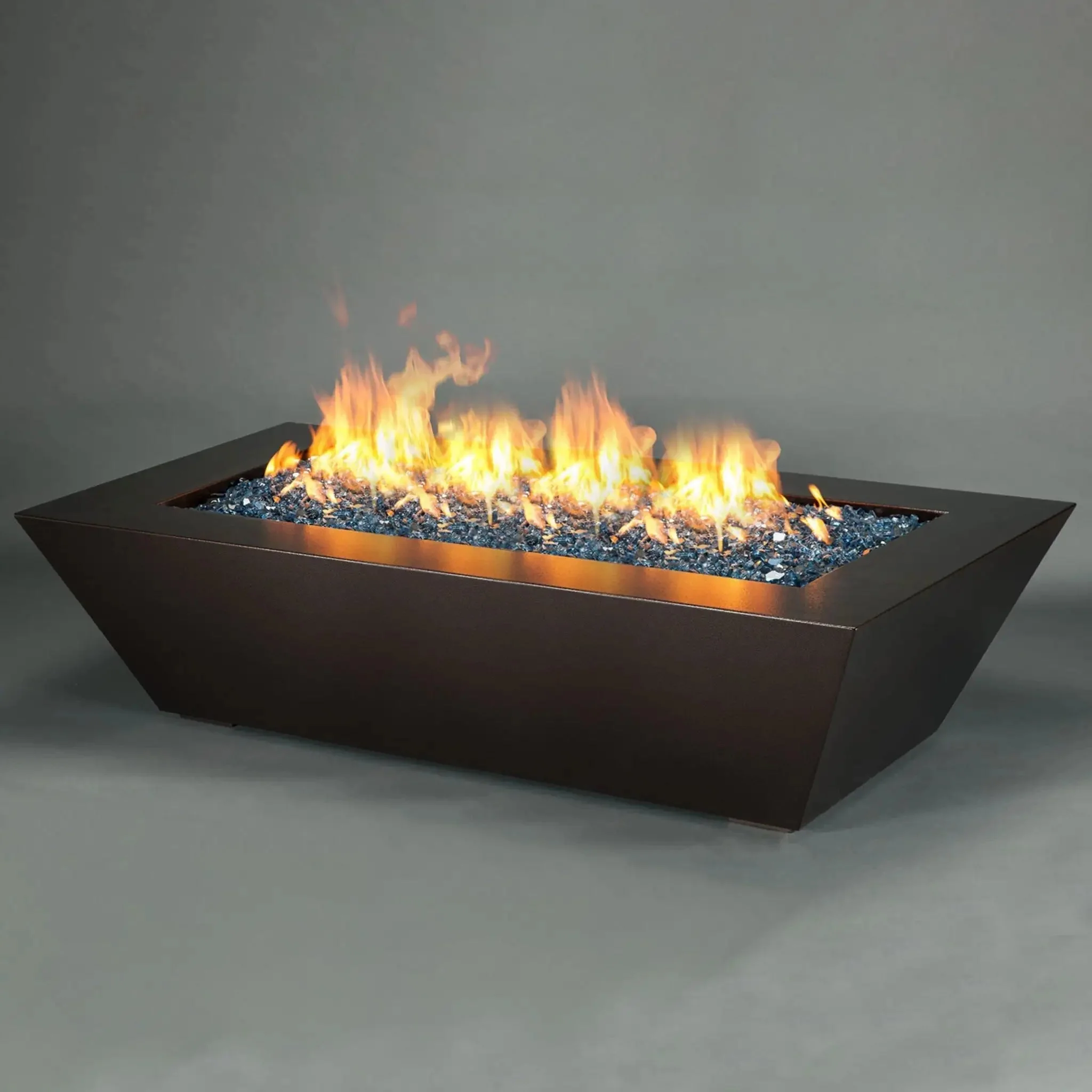 Starfire Designs Steel Mill Gas Fire Pit with Slide Out LPT Drawer - Image 49