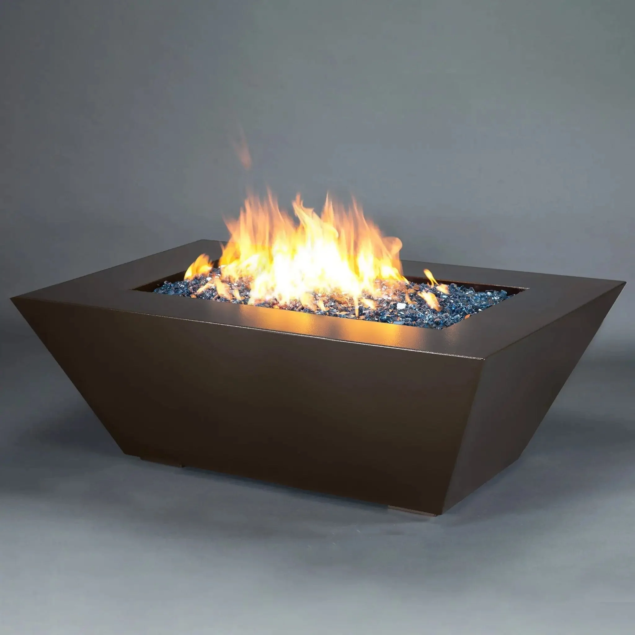 Starfire Designs Steel Mill Gas Fire Pit with Slide Out LPT Drawer - Image 52
