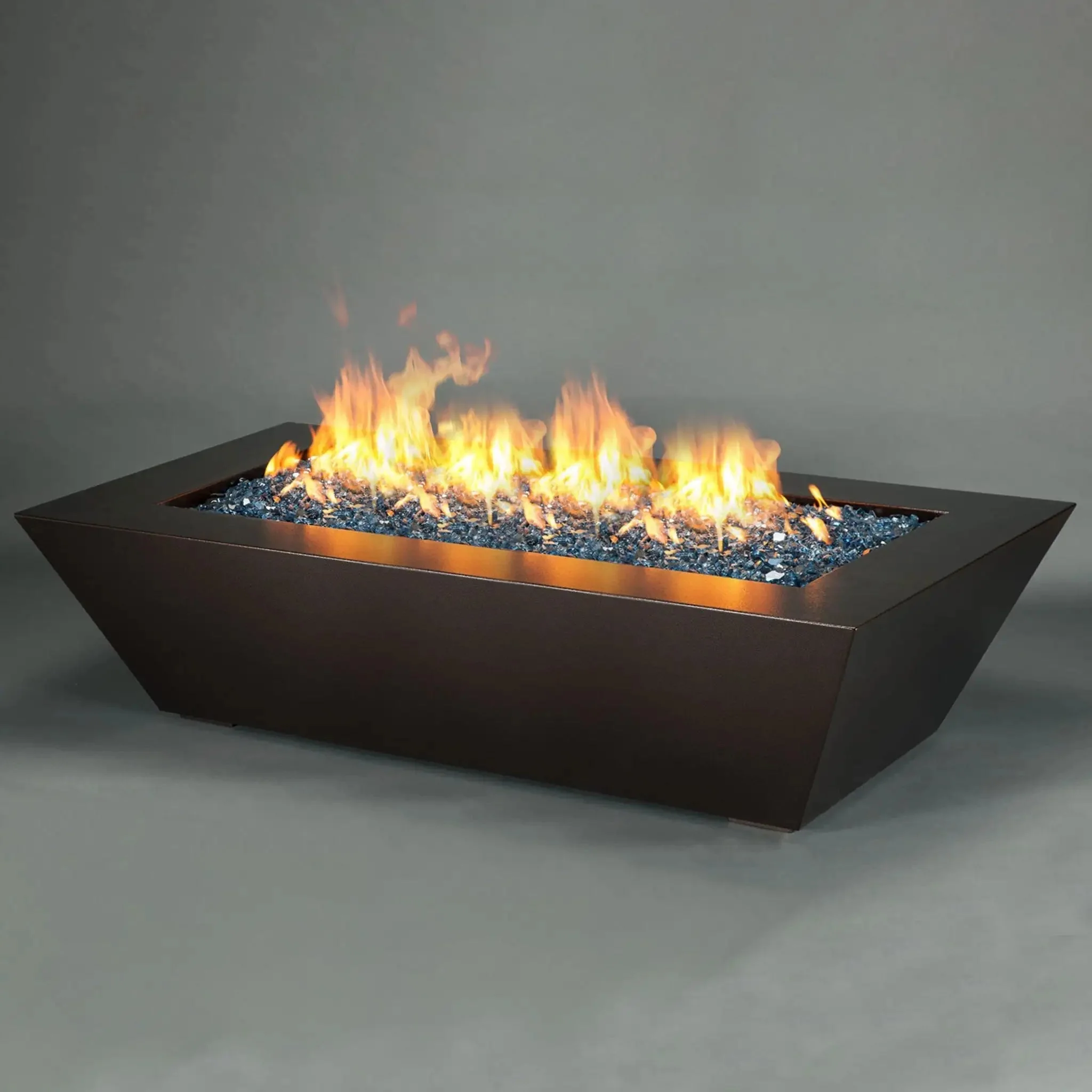 Starfire Designs Steel Mill Gas Fire Pit with Slide Out LPT Drawer - Image 53