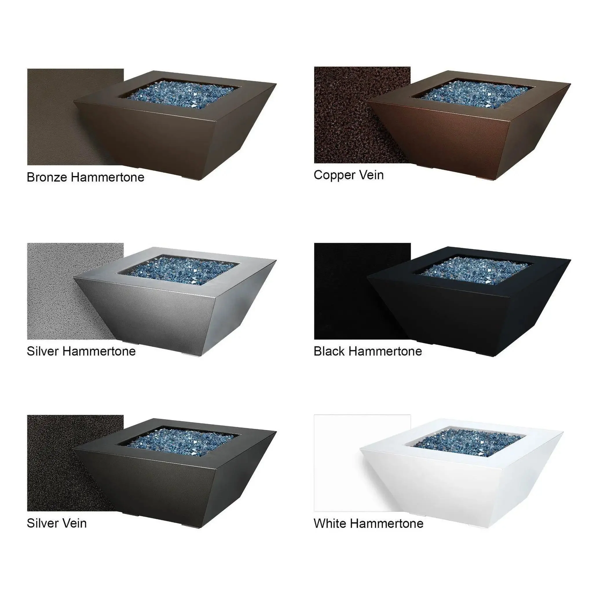 Starfire Designs Steel Mill Gas Fire Pit with Slide Out LPT Drawer - Image 66