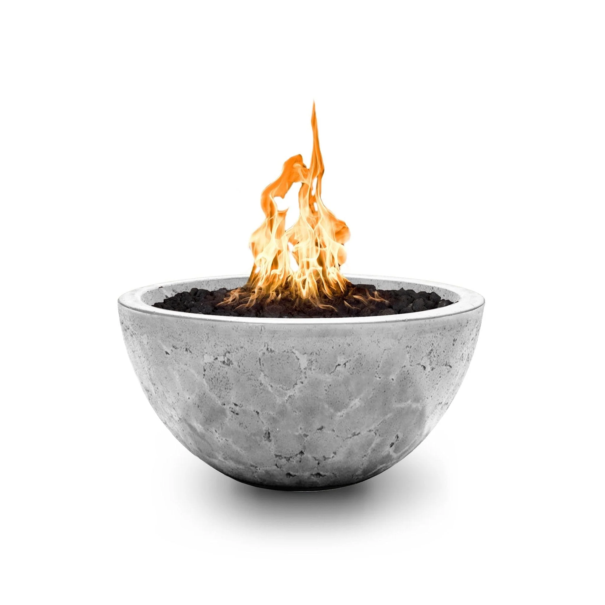 The Outdoor Plus 30" Luna Concrete Gas Fire Pit with Electronic Ignition - Clearance - Image 4