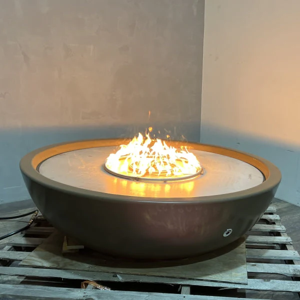 The Outdoor Plus 60" Sedona Concrete Gas Fire Pit (Chestnut) - Clearance - Image 5