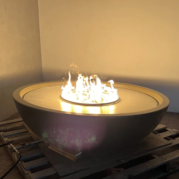 The Outdoor Plus 60" Sedona Concrete Gas Fire Pit (Chestnut) - Clearance - Image 7