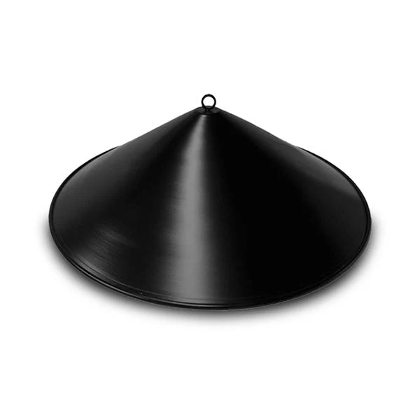 The Outdoor Plus Black Aluminum Cone Cover & Heat Reflector - Image 2