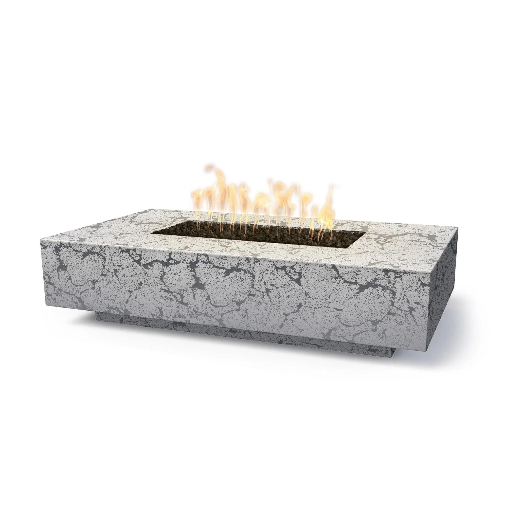 The Outdoor Plus 90" x 38" Cabo Linear Concrete Gas Fire Pit - Image 33