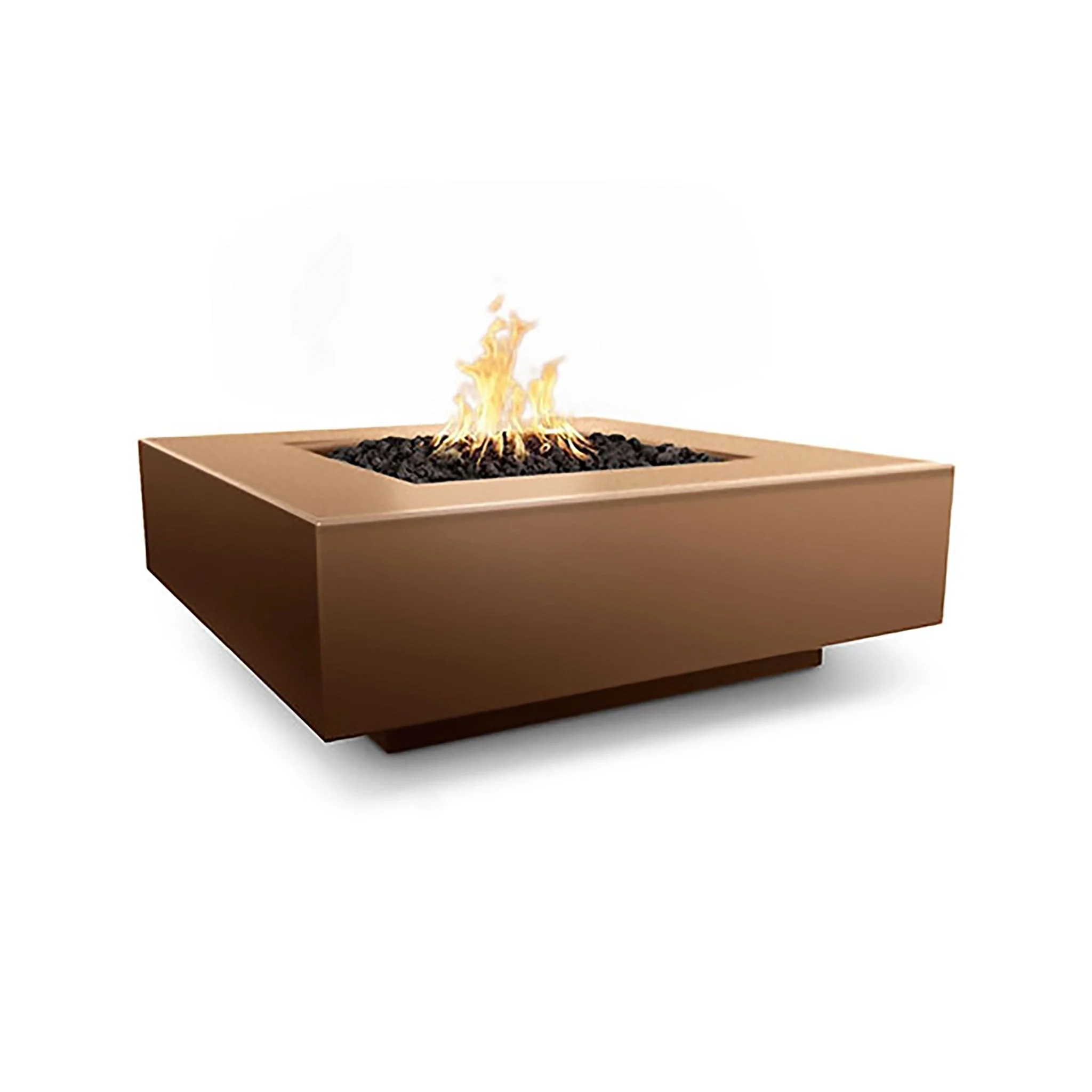 Cabo 48" Square Concrete Gas Fire Pit by The Outdoor Plus - Image 10