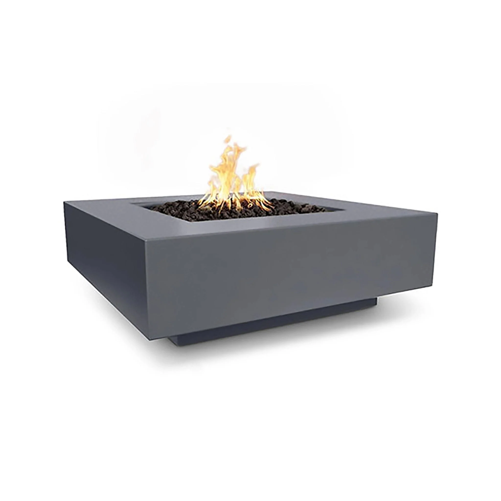 Cabo 48" Square Concrete Gas Fire Pit by The Outdoor Plus - Image 11