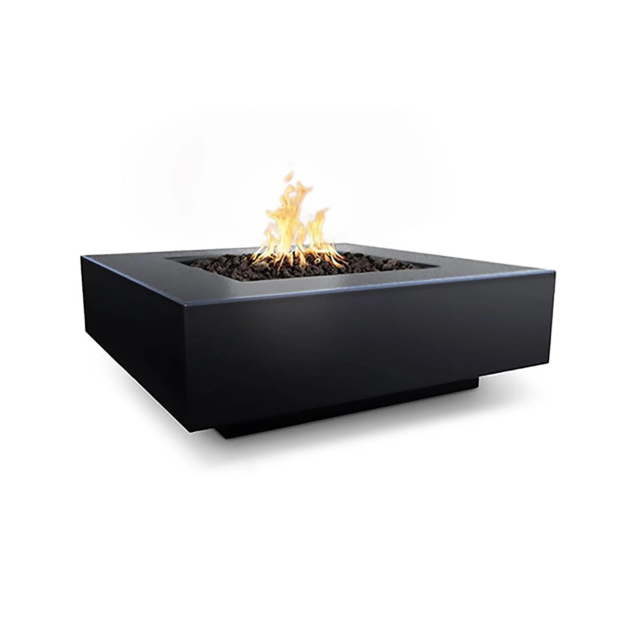 Cabo 48" Square Concrete Gas Fire Pit by The Outdoor Plus - Image 18