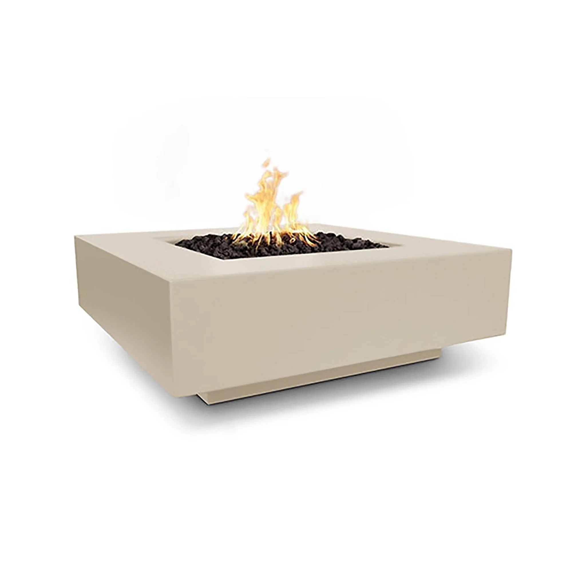 Cabo 48" Square Concrete Gas Fire Pit by The Outdoor Plus - Image 19