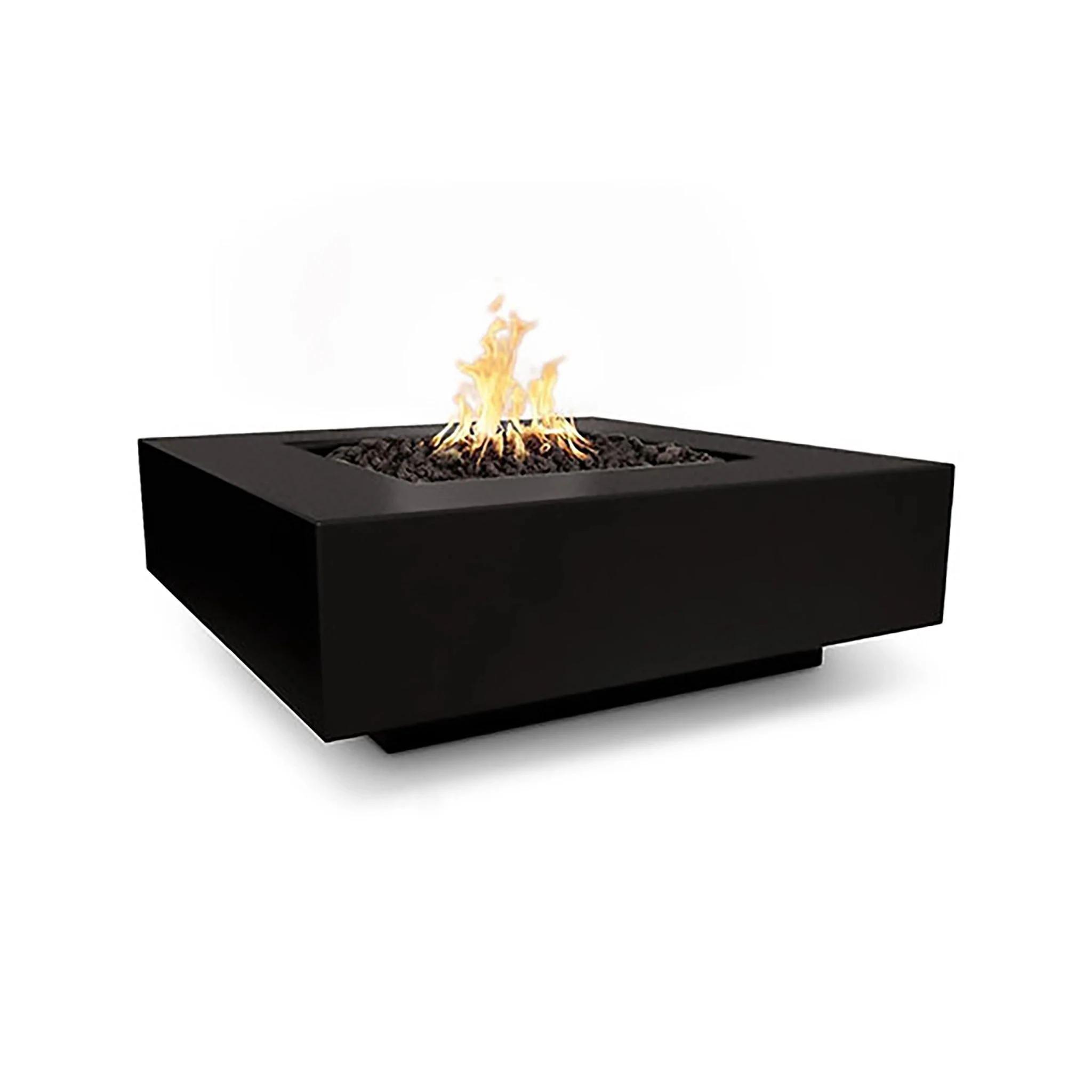 Cabo 48" Square Concrete Gas Fire Pit by The Outdoor Plus - Image 4