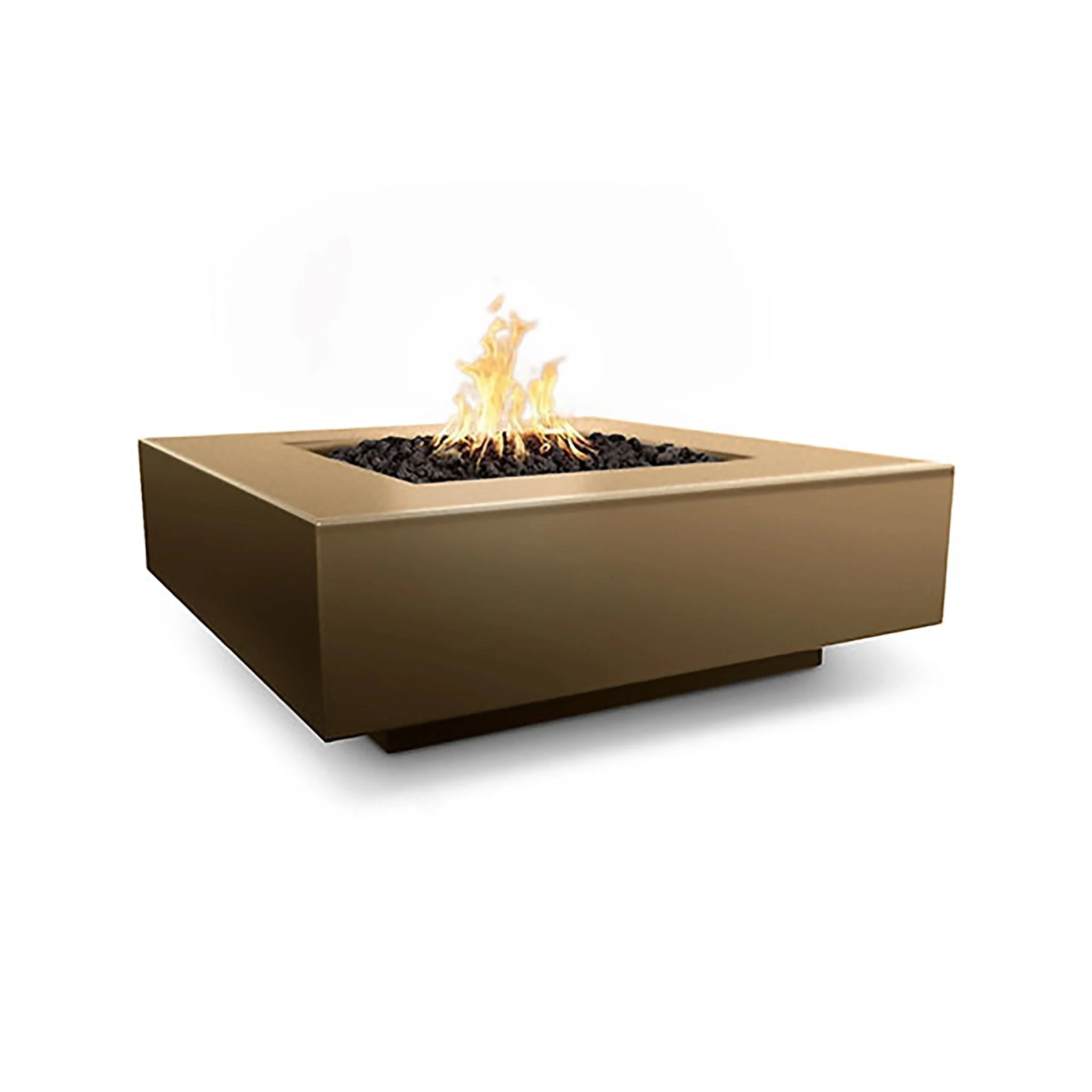 Cabo 48" Square Concrete Gas Fire Pit by The Outdoor Plus - Image 5