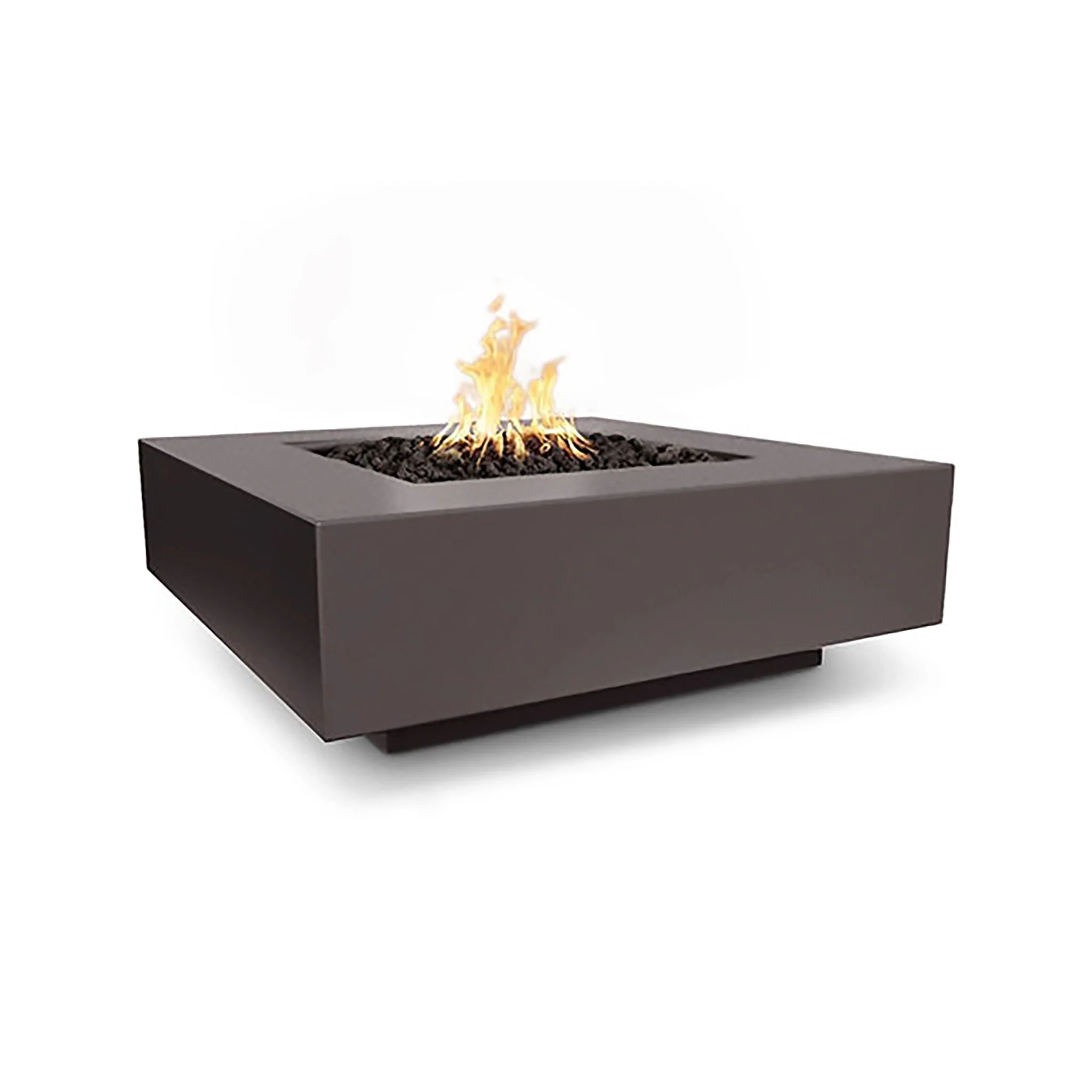 Cabo 48" Square Concrete Gas Fire Pit by The Outdoor Plus - Image 7