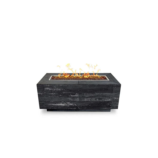 The Outdoor Plus 60" Catalina Wood Grain Concrete Gas Fire Pit - Image 4