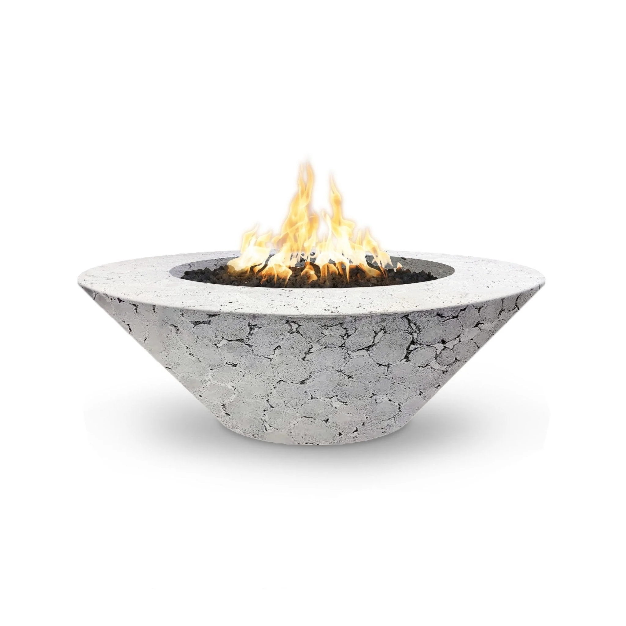 The Outdoor Plus 60" Cazo Wide Ledge Concrete Gas Fire Pit - Image 11
