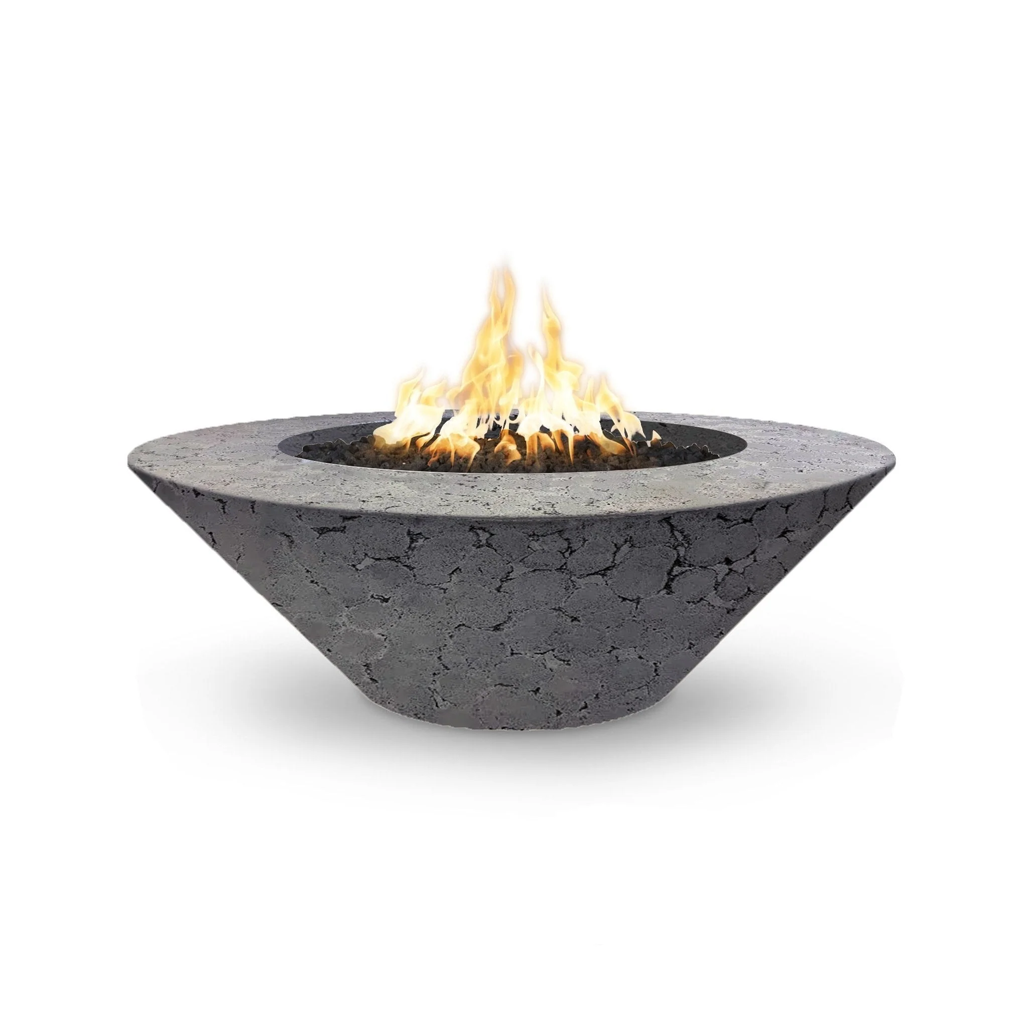 The Outdoor Plus 60" Cazo Wide Ledge Concrete Gas Fire Pit - Image 13