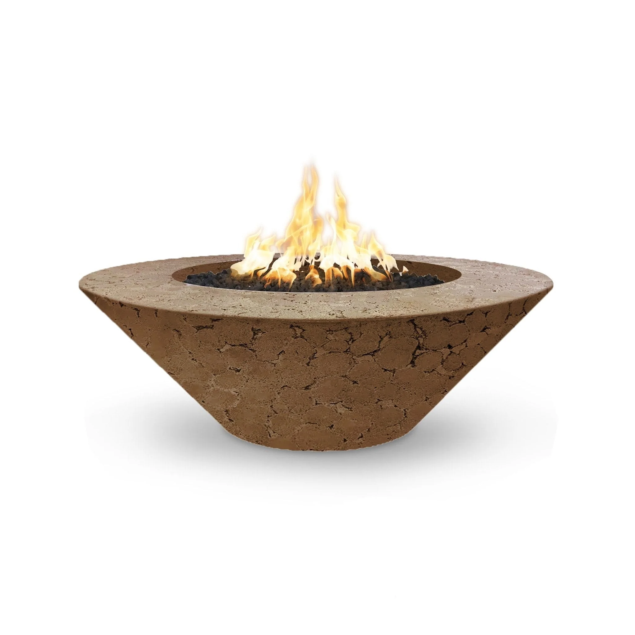 The Outdoor Plus 60" Cazo Wide Ledge Concrete Gas Fire Pit - Image 14