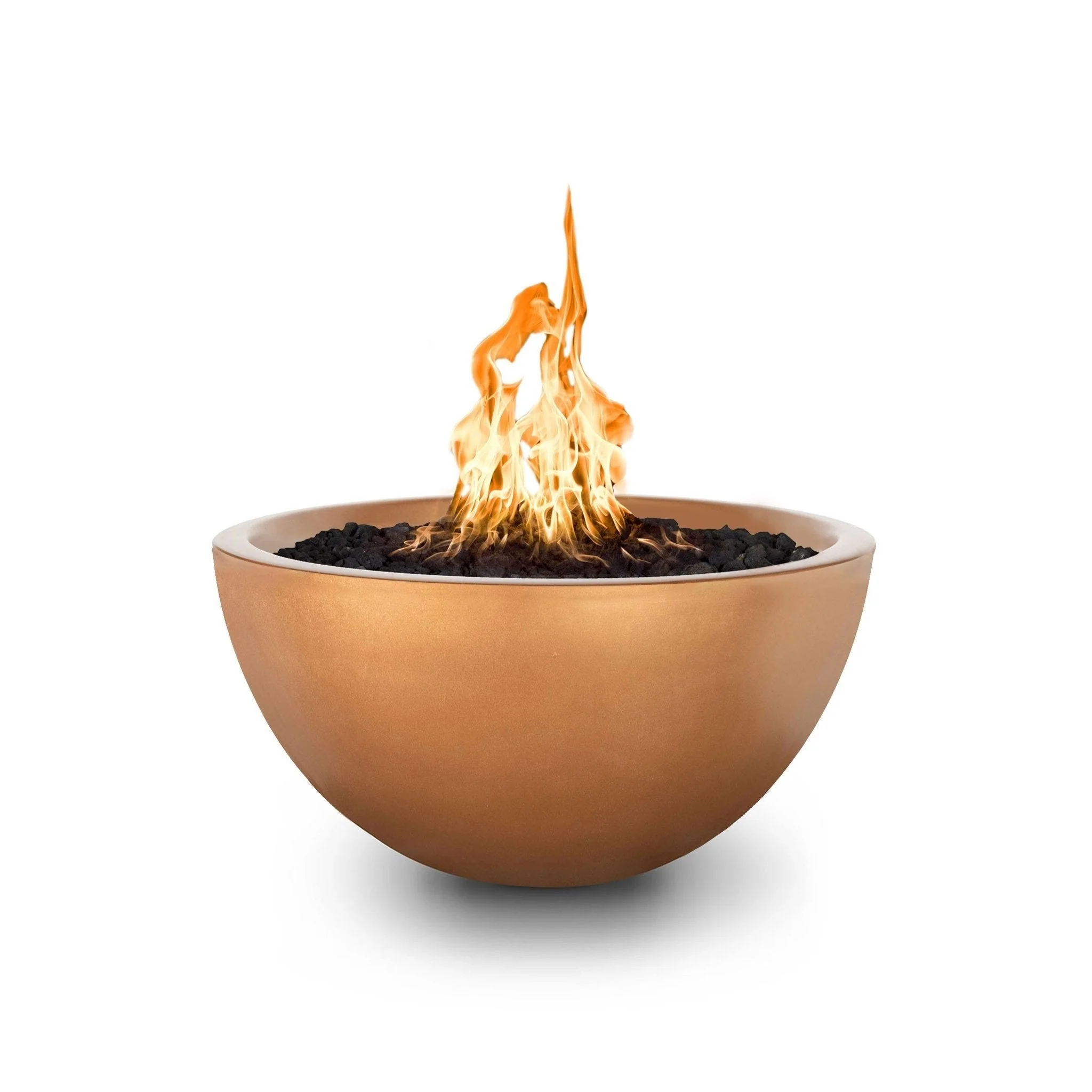 The Outdoor Plus 30" Luna Concrete Gas Fire Pit - Image 10