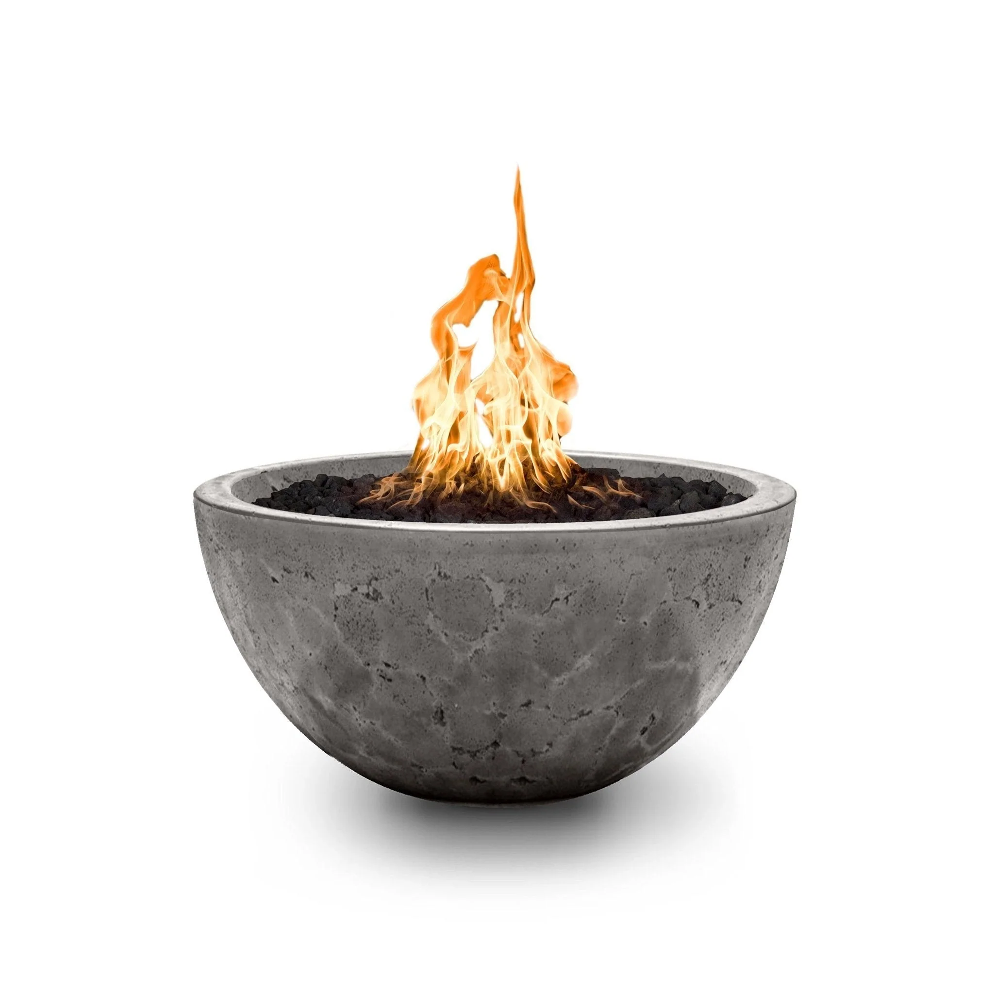 The Outdoor Plus 30" Luna Concrete Gas Fire Pit - Image 15