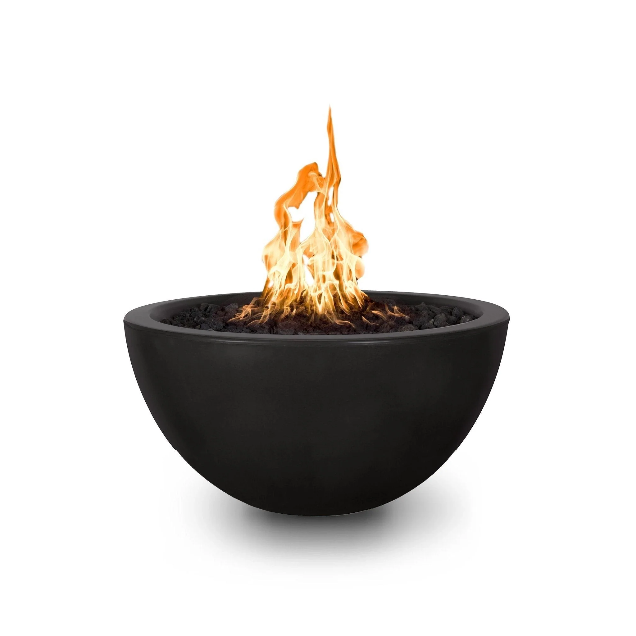 The Outdoor Plus 30" Luna Concrete Gas Fire Pit - Image 4