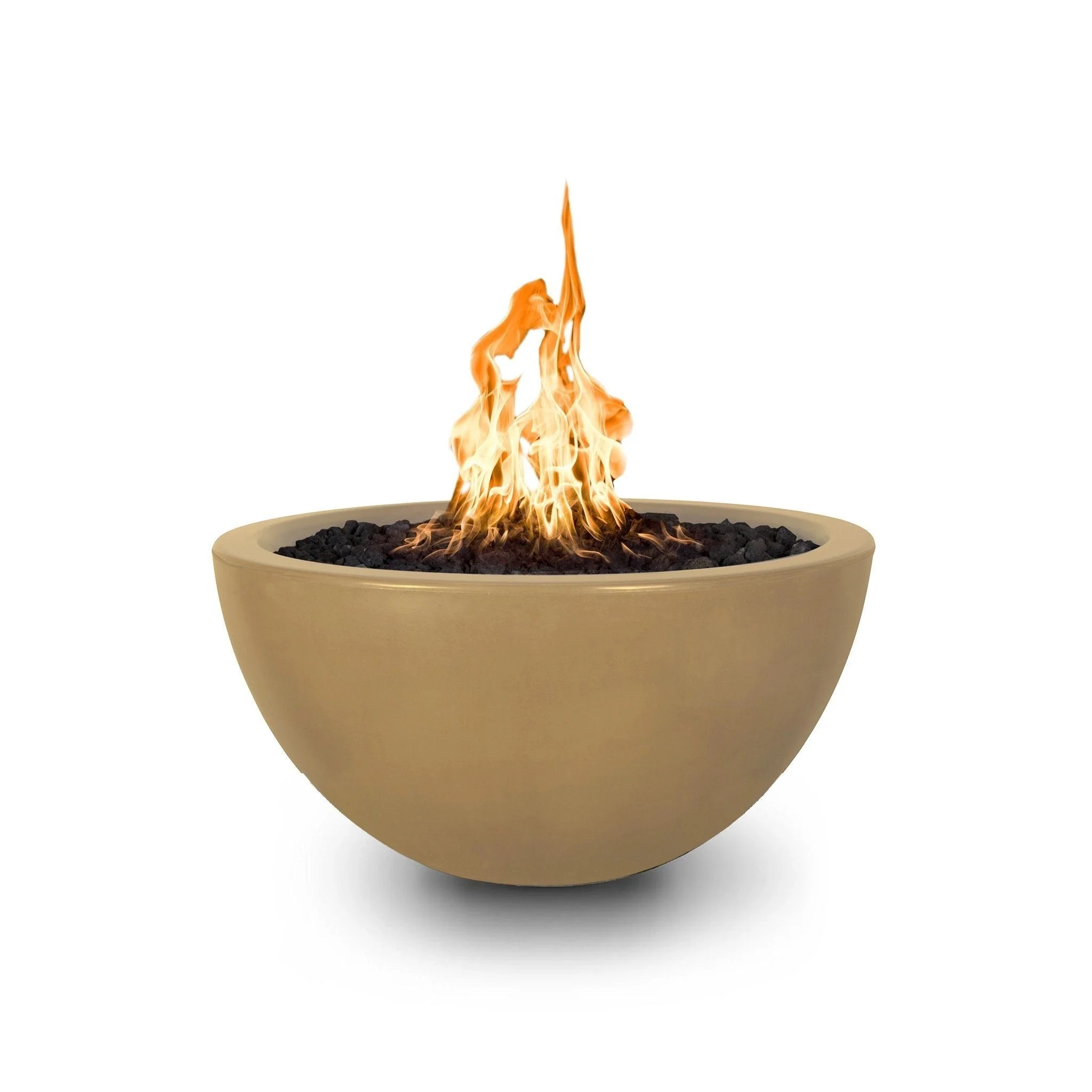 The Outdoor Plus 30" Luna Concrete Gas Fire Pit - Image 6