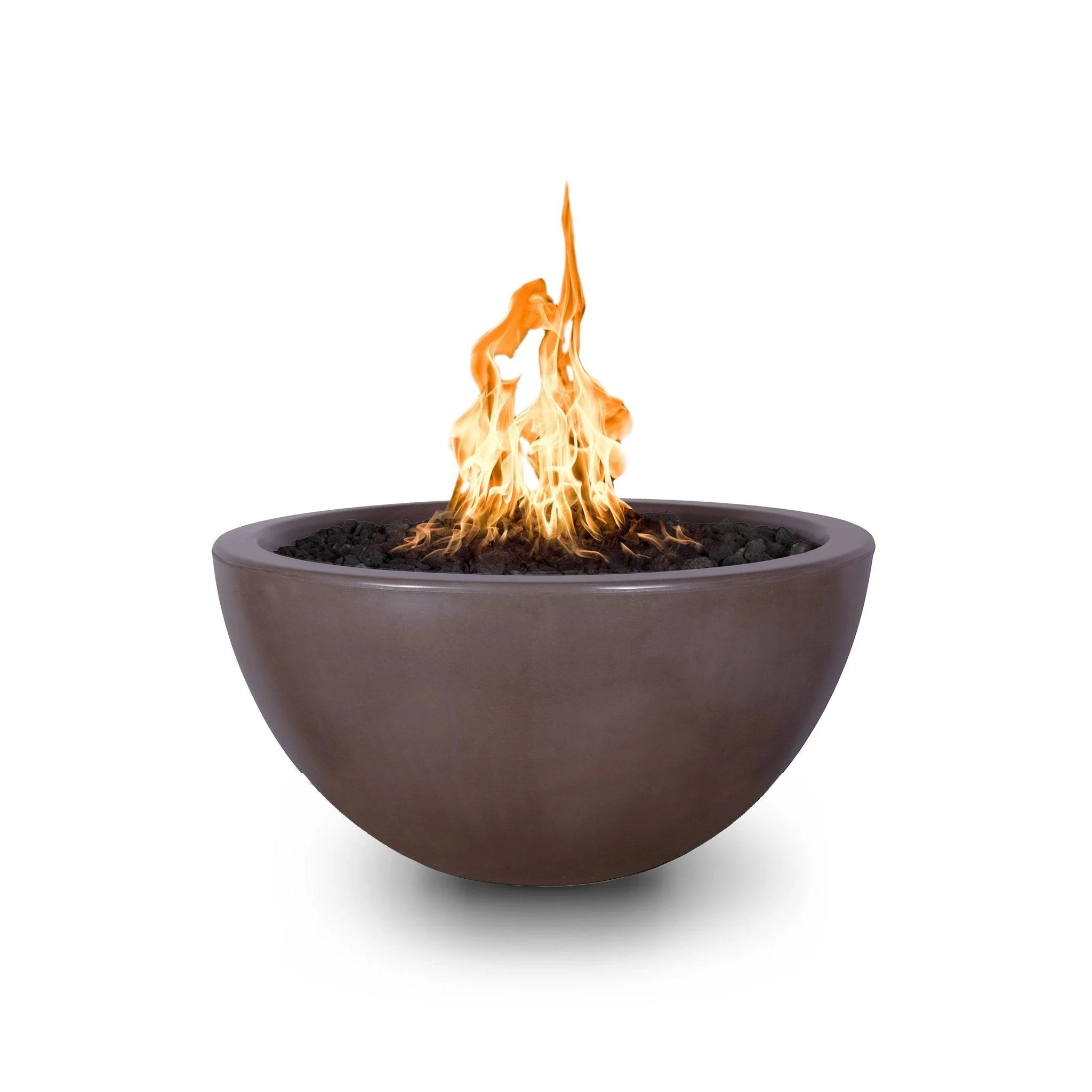 The Outdoor Plus 30" Luna Concrete Gas Fire Pit - Image 7