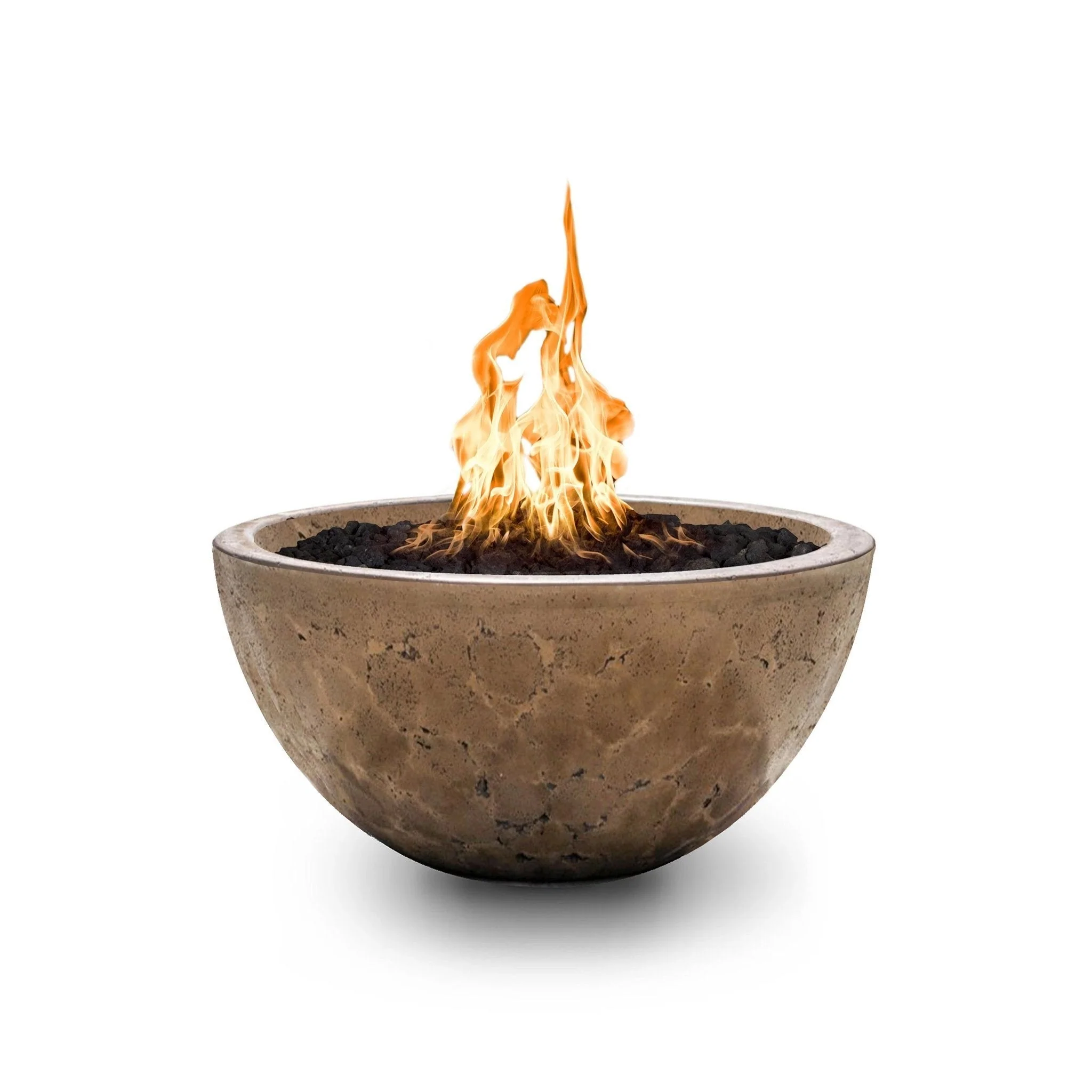 The Outdoor Plus 30" Luna Concrete Gas Fire Pit - Image 9