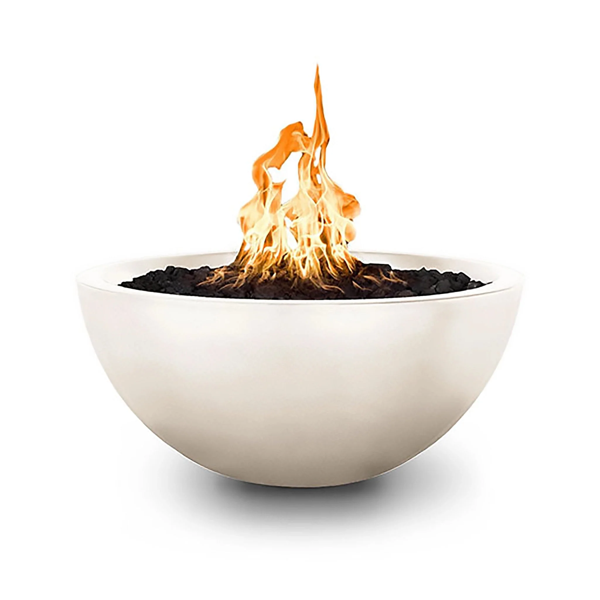 The Outdoor Plus 38" Luna Concrete Gas Fire Pit - Image 14